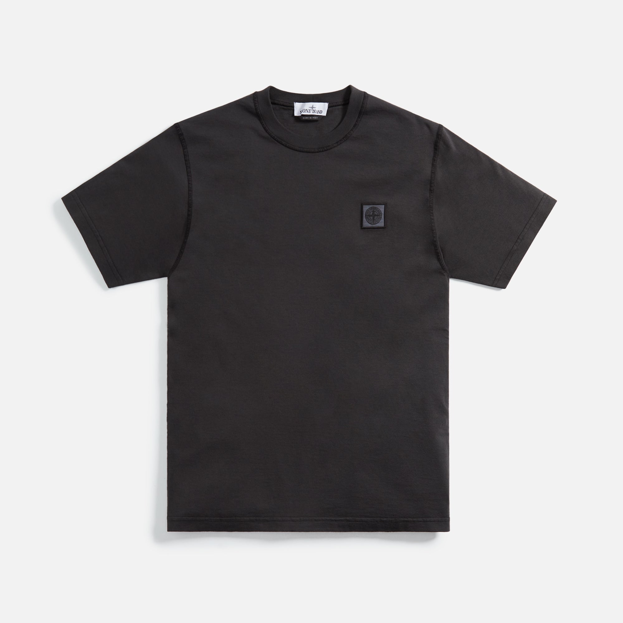 Fissato Effect Tee Charcoal Stone island – Гарантія оригінальності – боковий вид