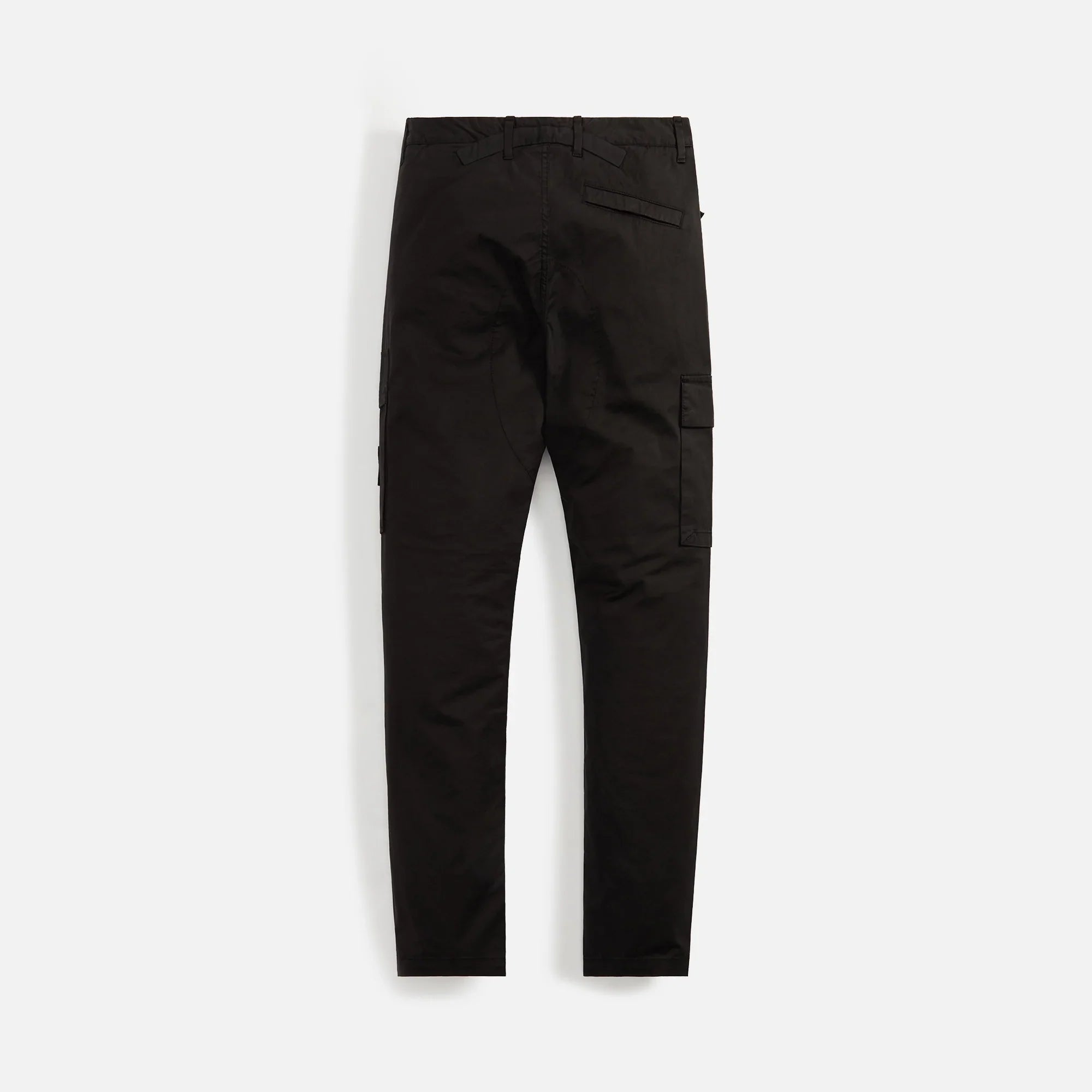 Stretch Cotton Gabardine Garment Dyed Cargo Pant Black Stone island – Гарантія оригінальності – вид ззаду