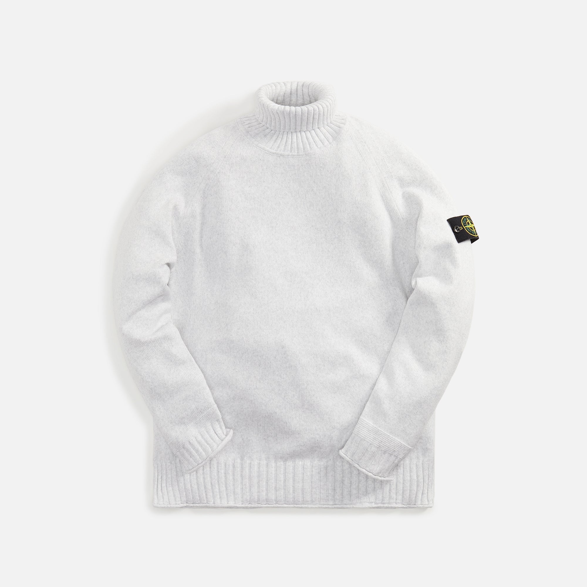 Winter Cotton Turtleneck Pearl Grey Stone island – Гарантія оригінальності – боковий вид