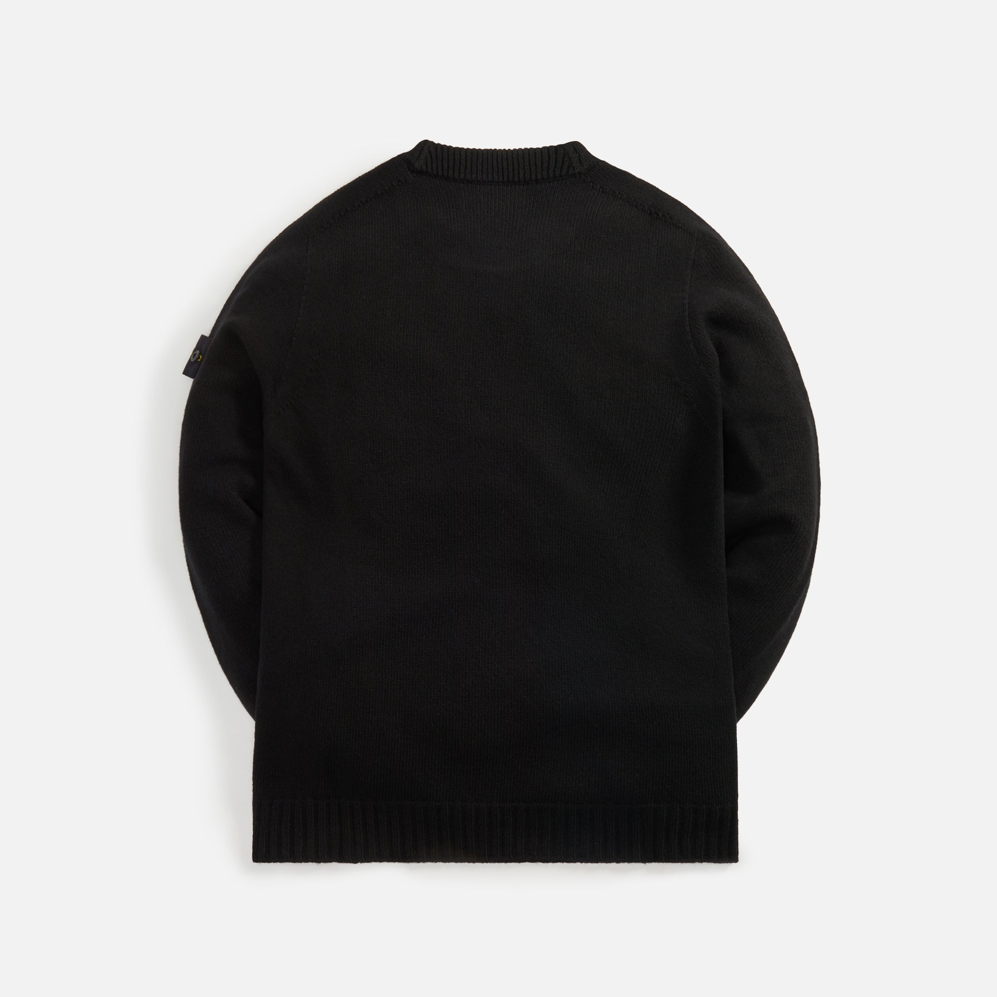 Lambs Wool Crewneck Black Stone island – Гарантія оригінальності – вид ззаду - STONE ISLAND