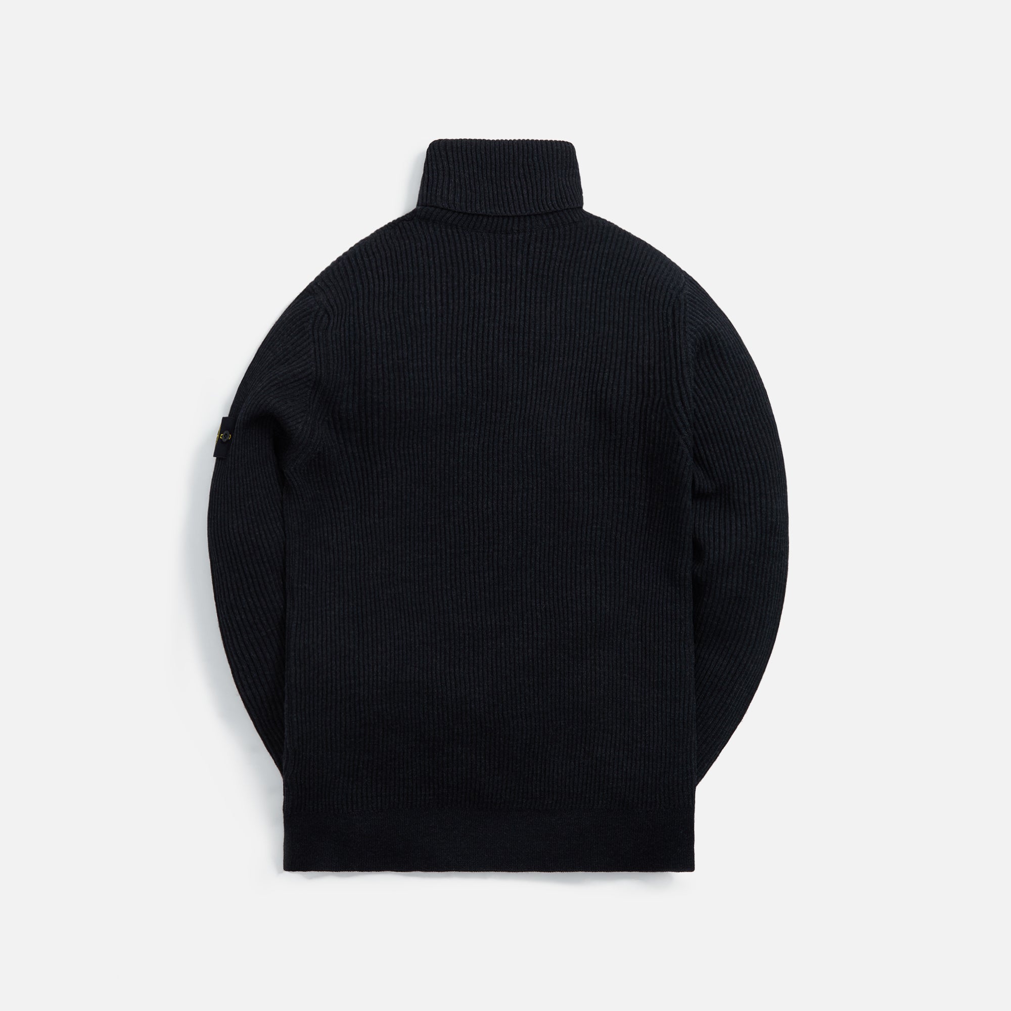 Оригінальна Full Rib Wool Turtleneck Charcoal Stone island – вид ззаду