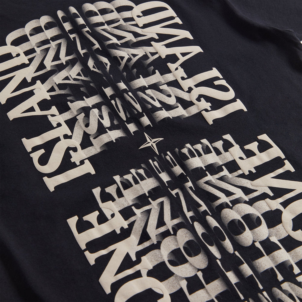 Si Graphic Tee Black Stone island – Гарантія оригінальності – збільшений вид