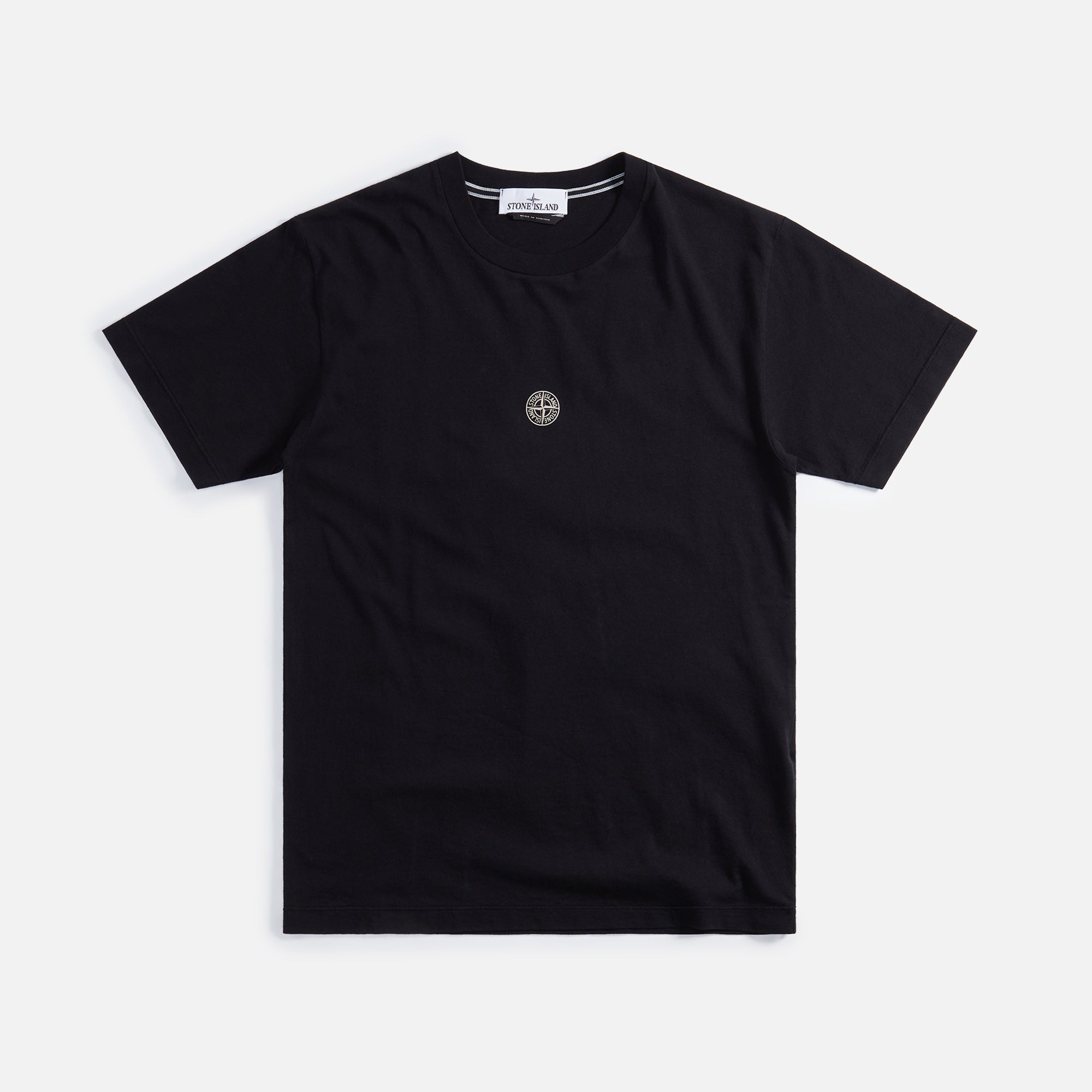 Si Graphic Tee Black Stone island – Гарантія оригінальності – боковий вид