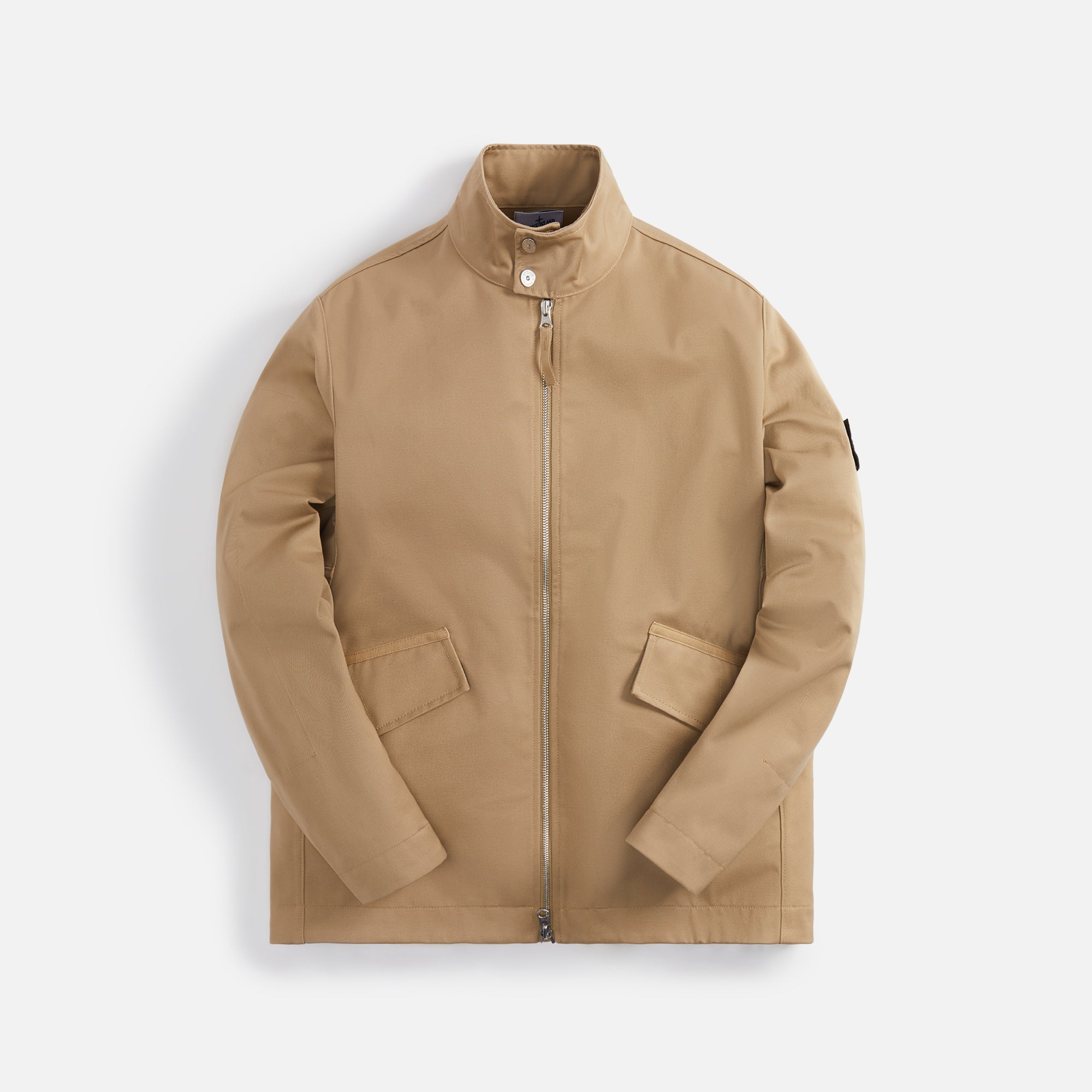Gabardine Workear Jacket Dove Grey Stone island – Гарантія оригінальності – боковий вид