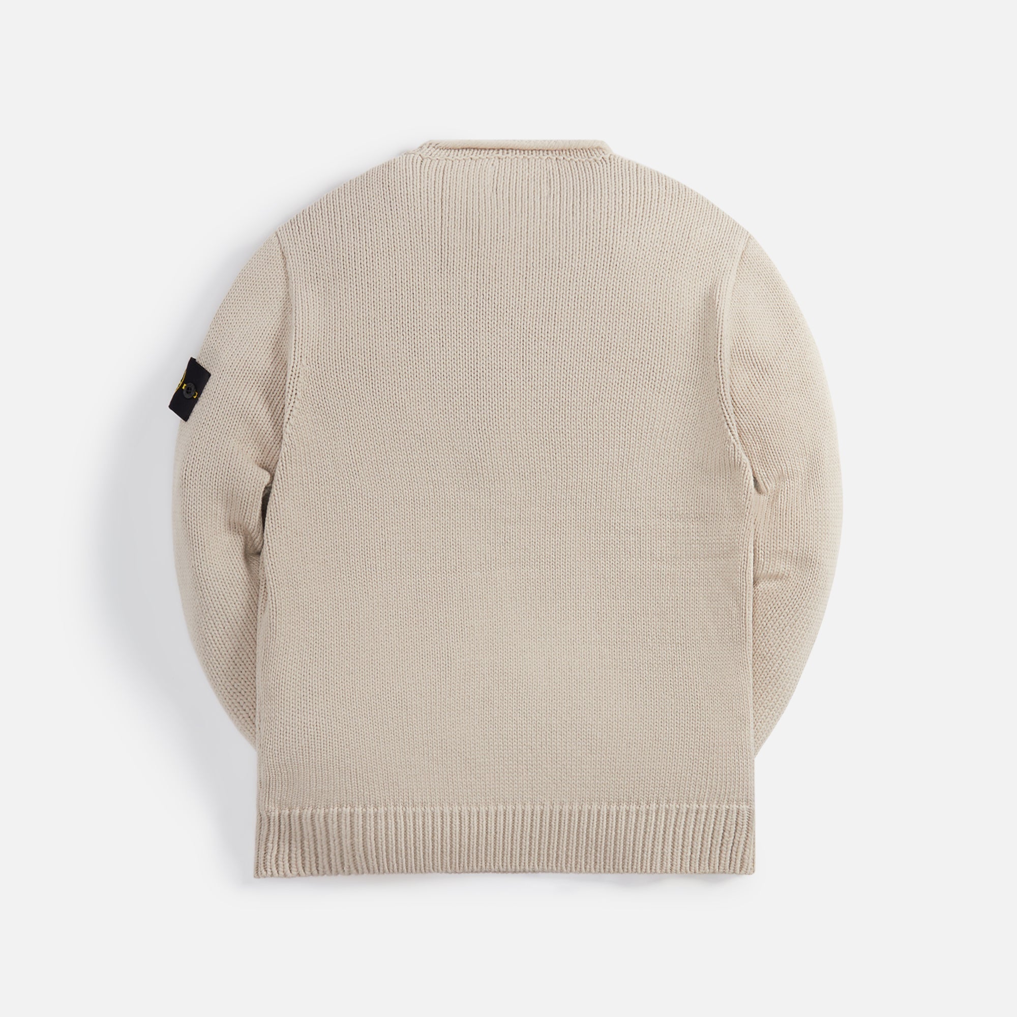 Cotton Rib Sweater Dove Grey Stone island оригінал – Купити в Україні – вид ззаду - STONE ISLAND