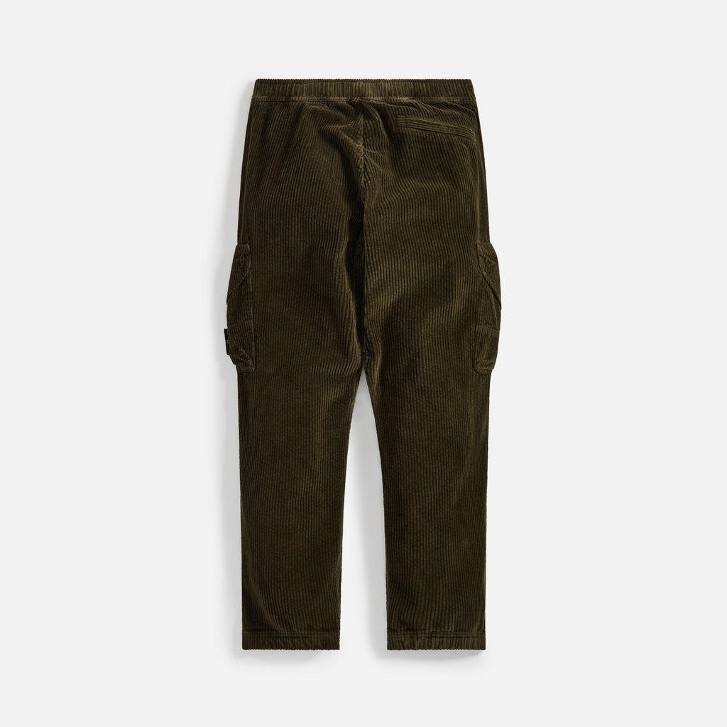 Cotton Corduroy Pant Olive Stone island оригінал – Купити в Україні – вид ззаду