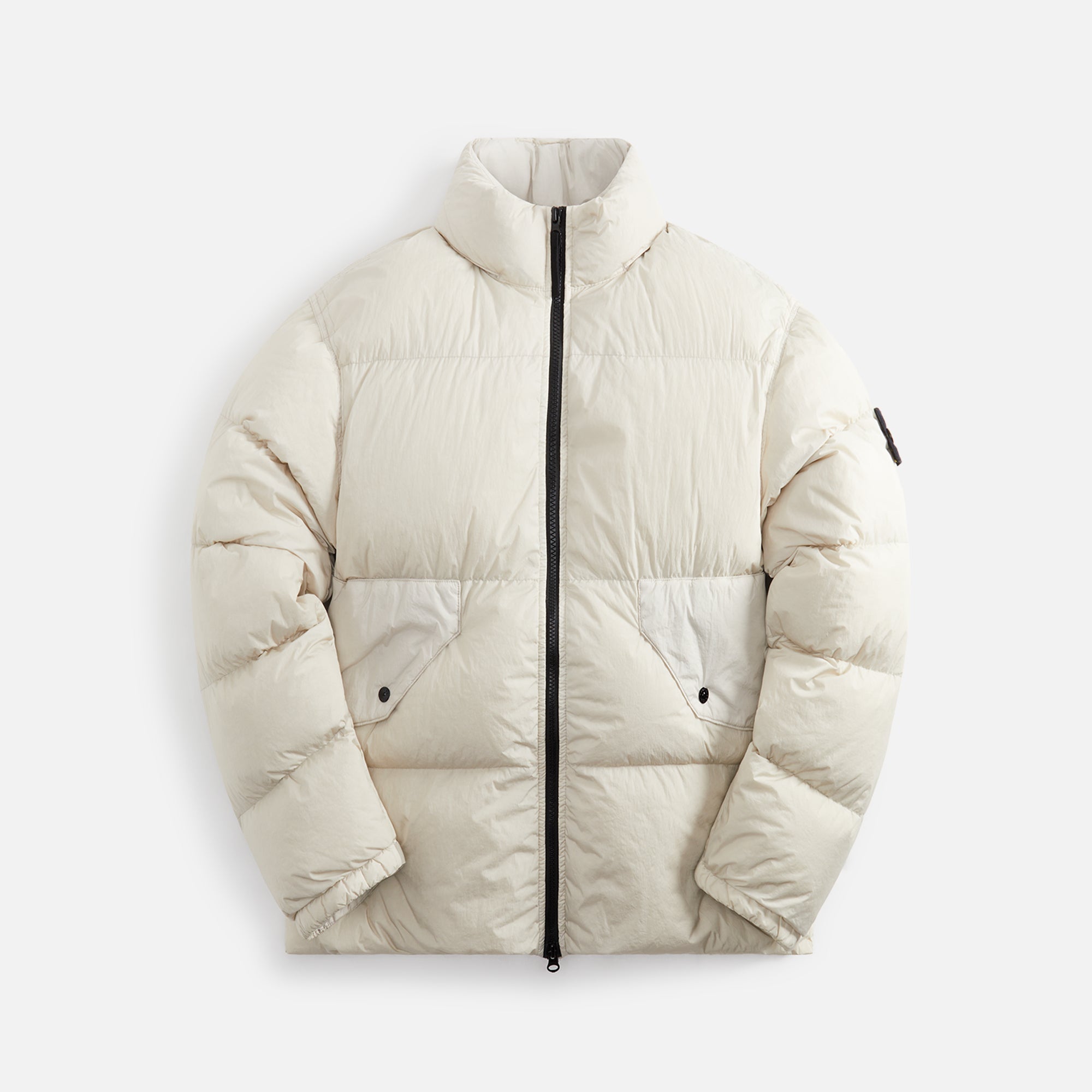 Crinkled Down Jacket Plaster Stone island – Гарантія оригінальності – боковий вид