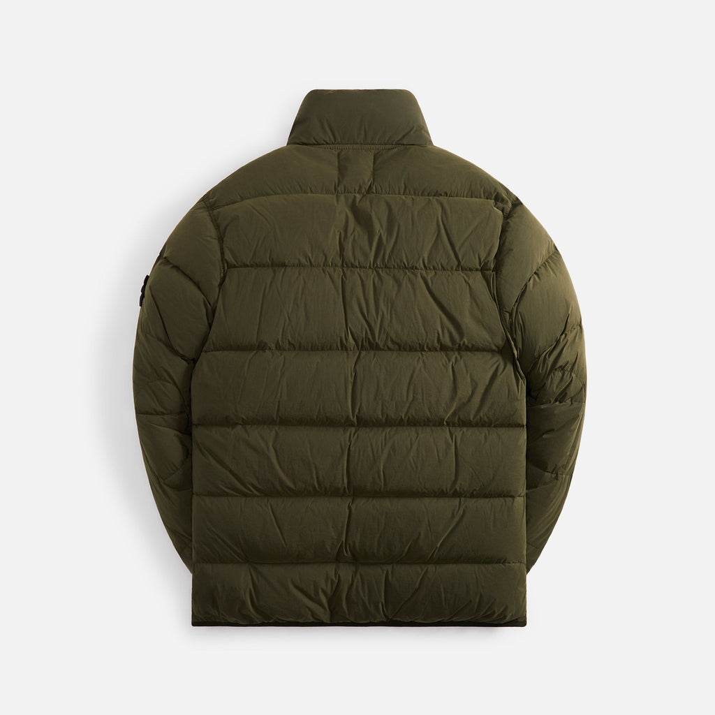Оригінальна Real Down Jacket Olive Stone island – вид ззаду