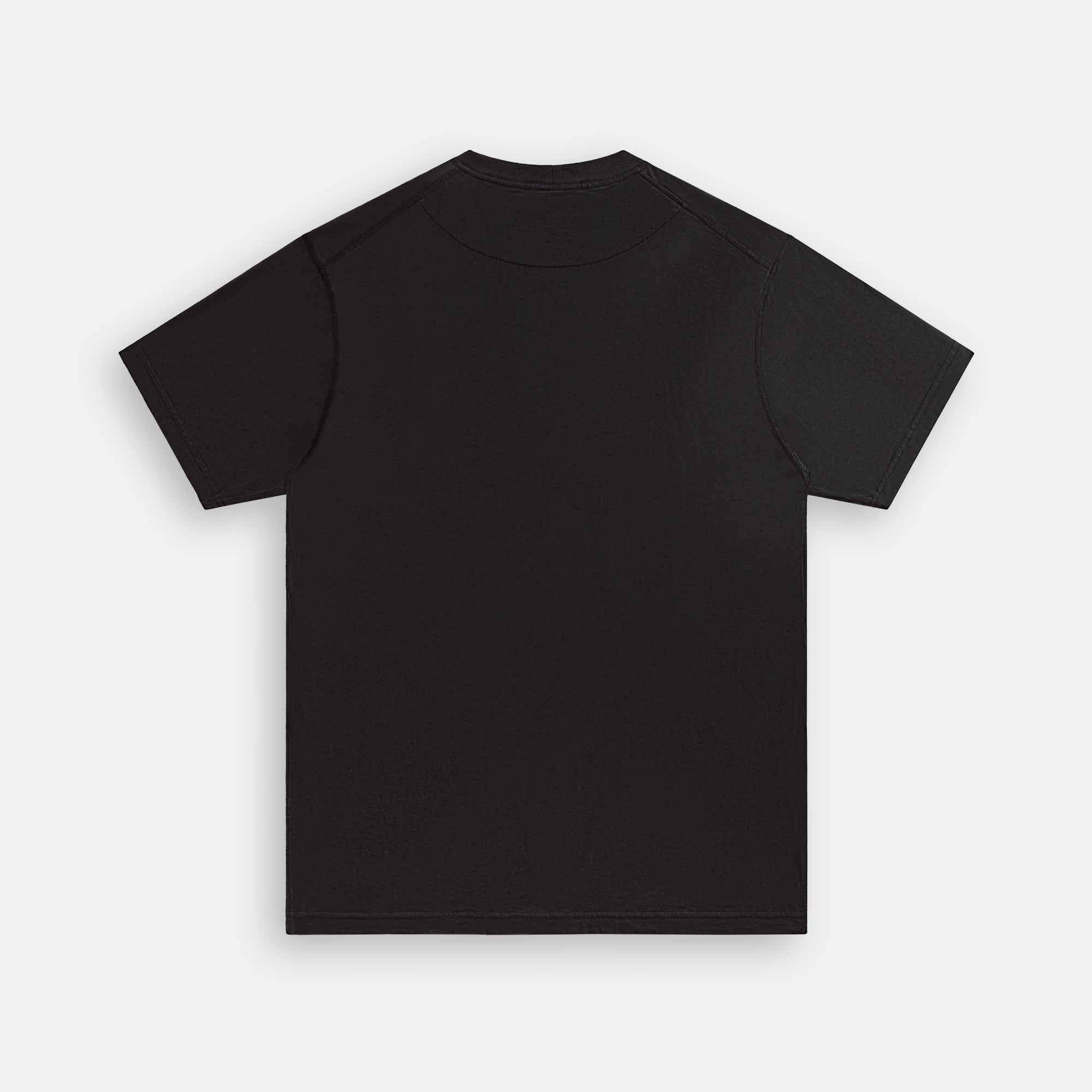 Garment Dyed Tee Black Stone island – Гарантія оригінальності – вид ззаду