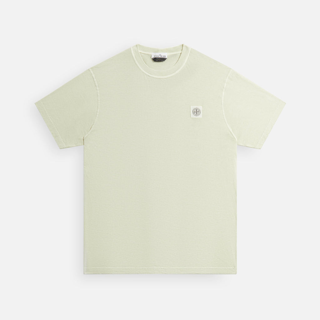 Garment Dyed Tee Pistachio Stone island оригінал – Купити в Україні – боковий вид
