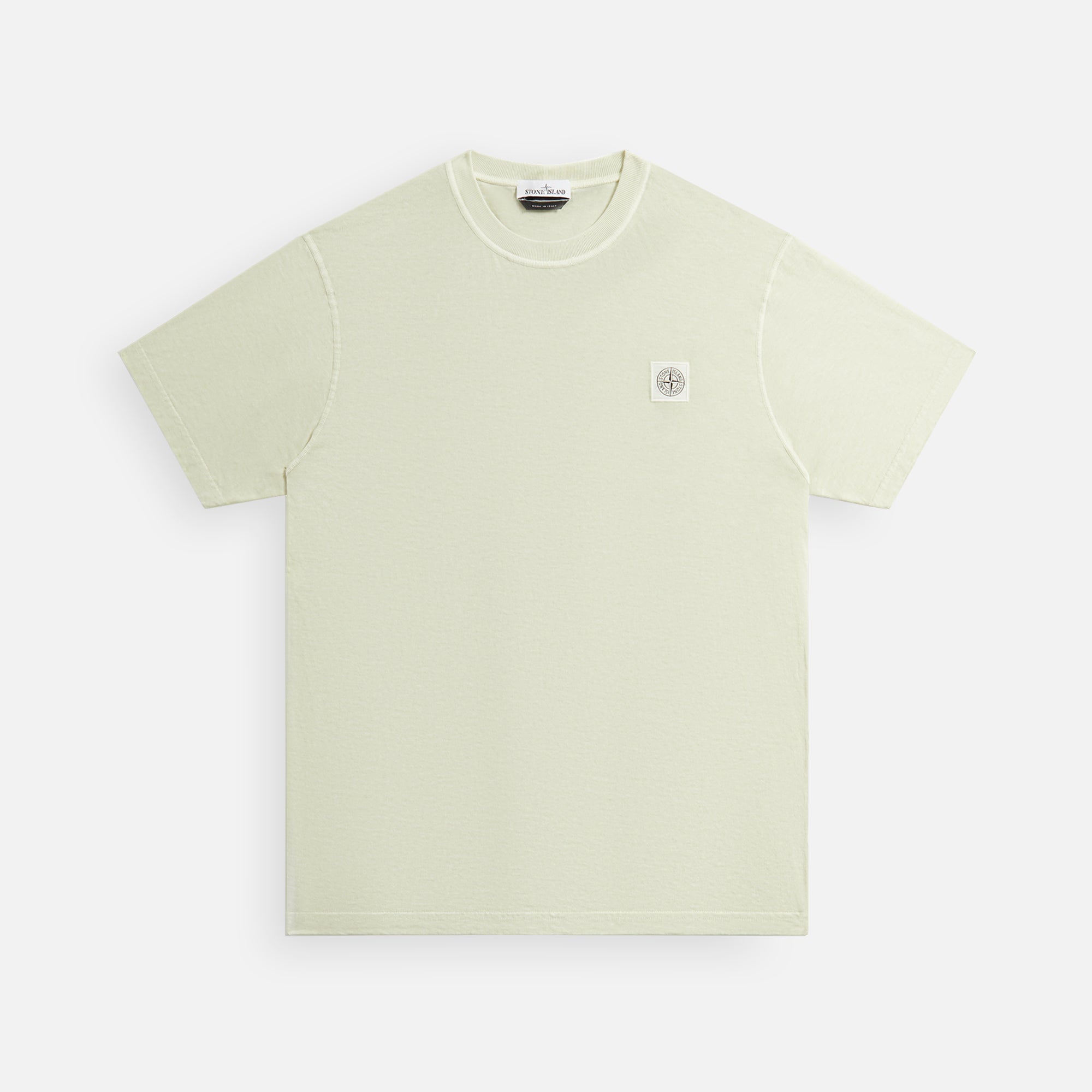 Garment Dyed Tee Pistachio Stone island оригінал – Купити в Україні – боковий вид
