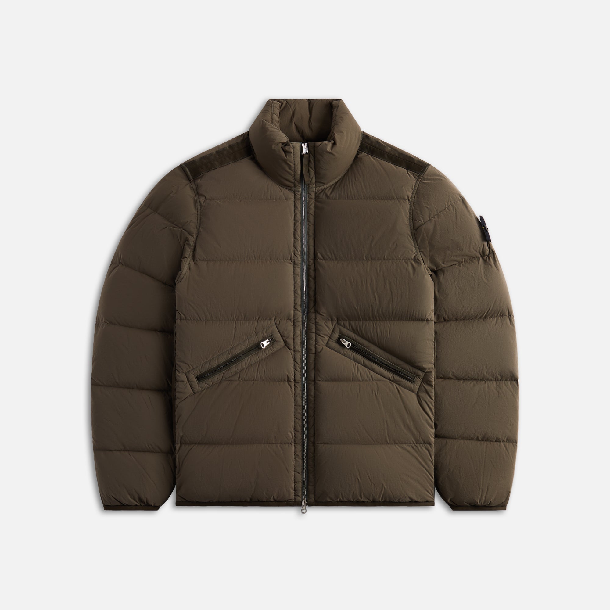 Real Down Jacket Walnut Stone island оригінал – Купити в Україні – боковий вид