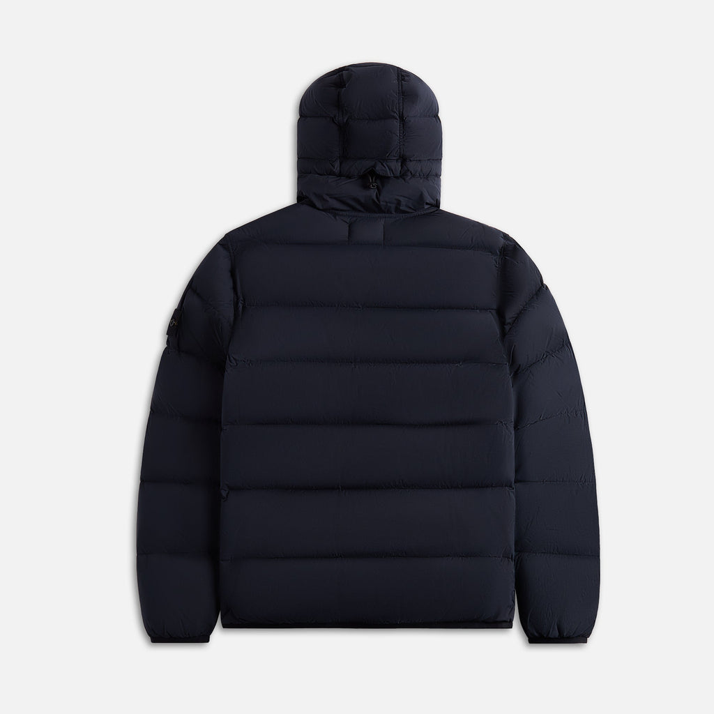 Оригінальна Real Down Hooded Jacket Navy Blue Stone island – вид ззаду