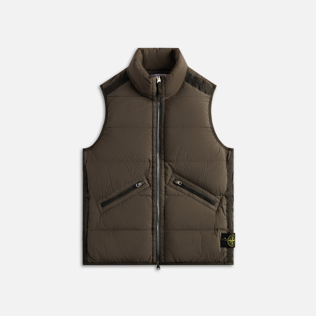 Real Down Vest Walnut Stone island – Гарантія оригінальності – боковий вид