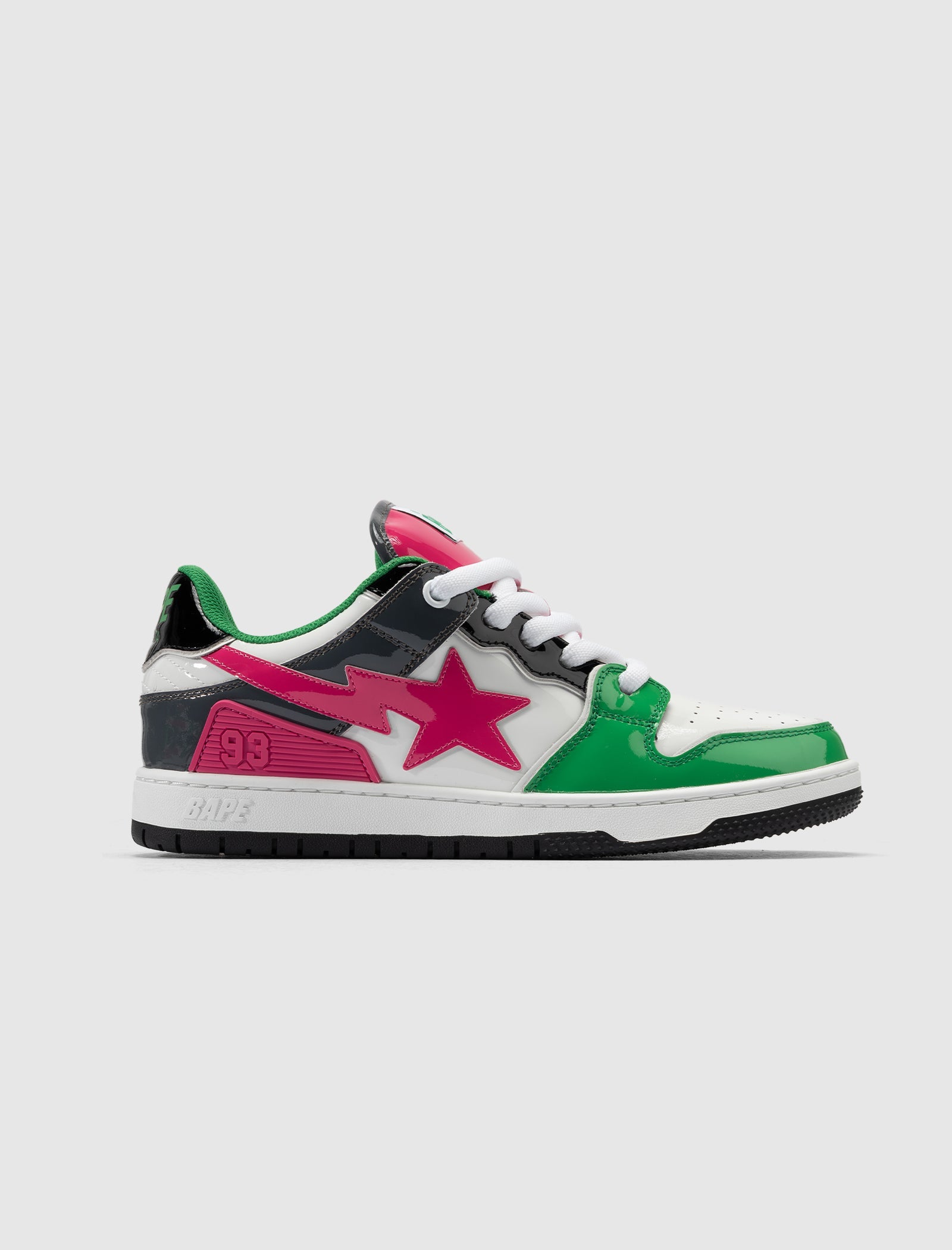 Sk8 Sta #2 M1 Green A bathing ape оригінал – Купити в Україні – боковий вид