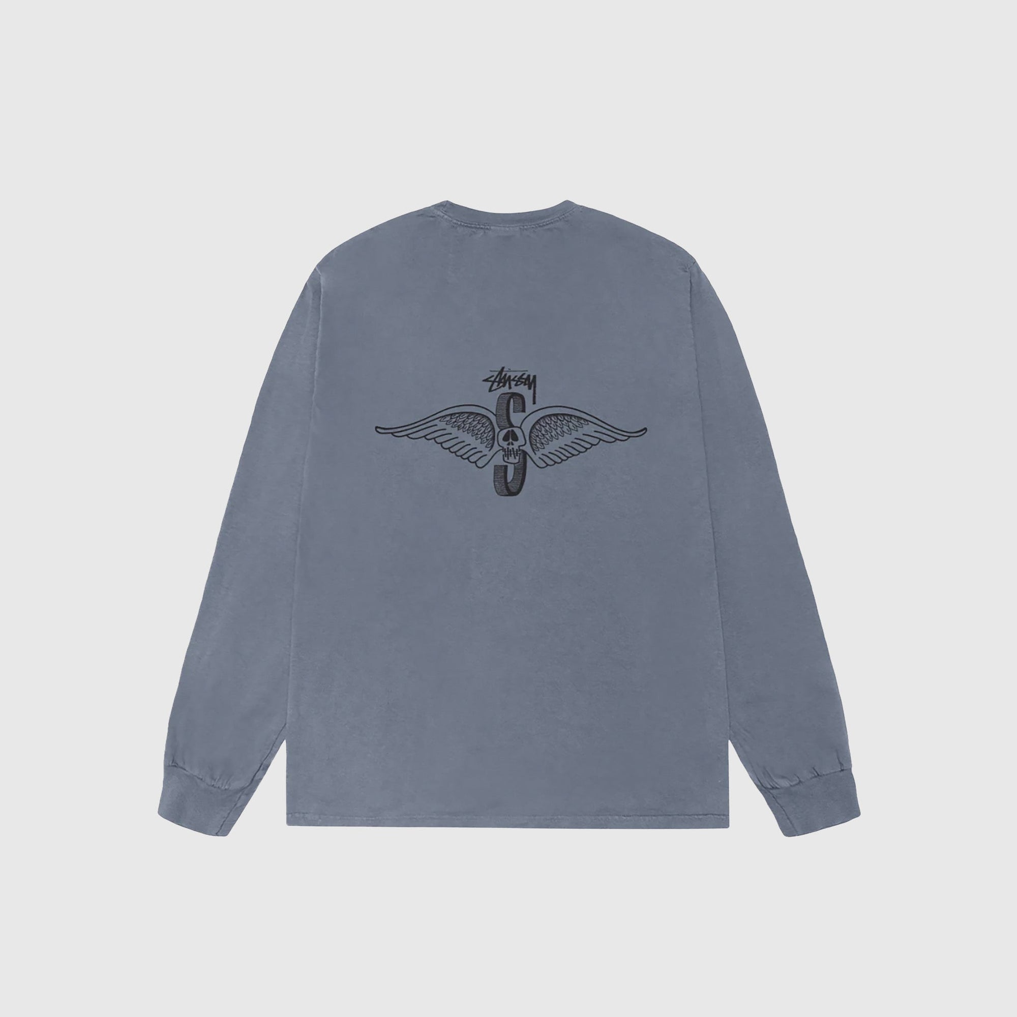 Skull Wings Pig. Dyed L Stussy – Гарантія оригінальності – вид ззаду