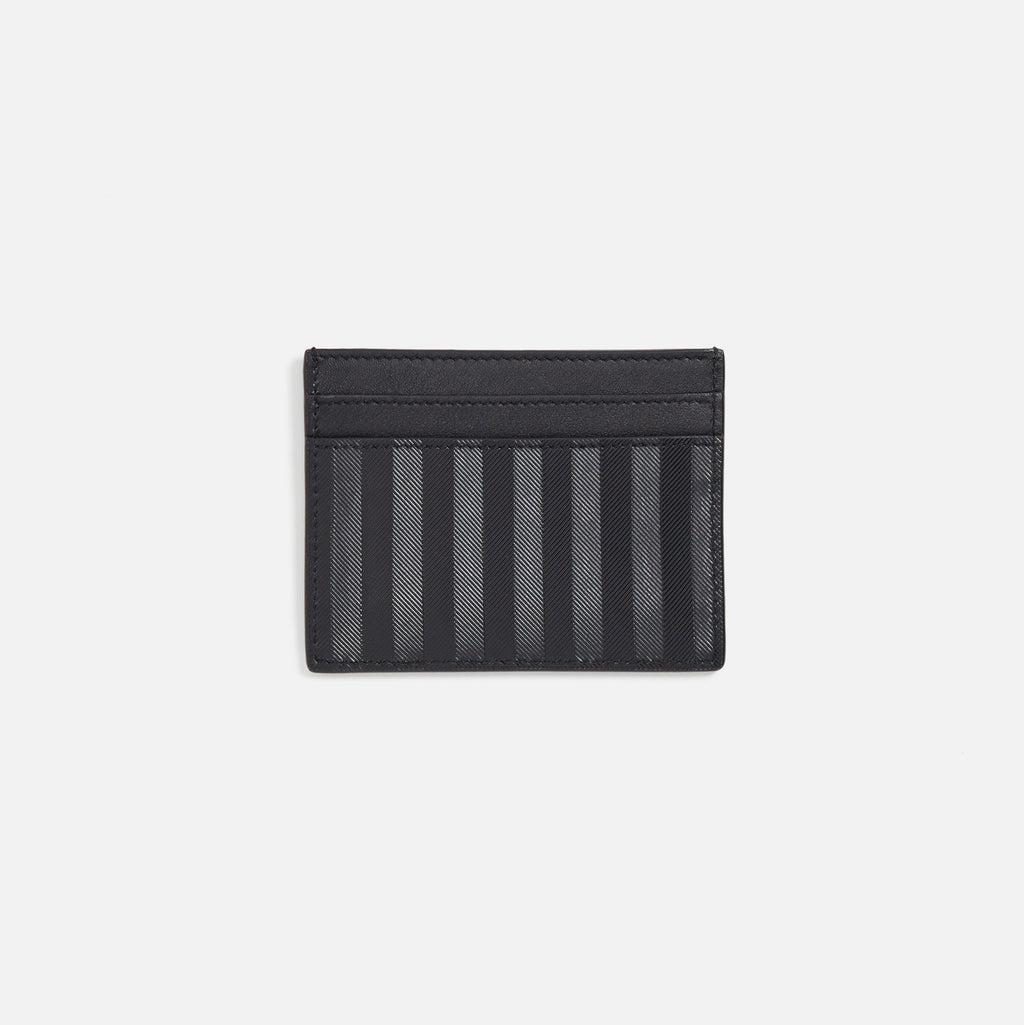 Chevron Quilted Leather Card Case Black Saint laurent оригінал – Купити в Україні – вид ззаду