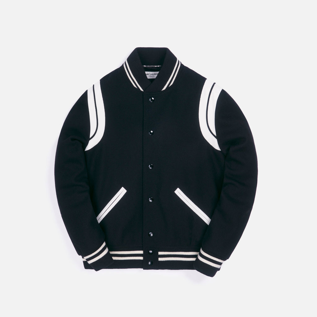 Teddy 2bandes Noir Black Saint laurent – Гарантія оригінальності – боковий вид