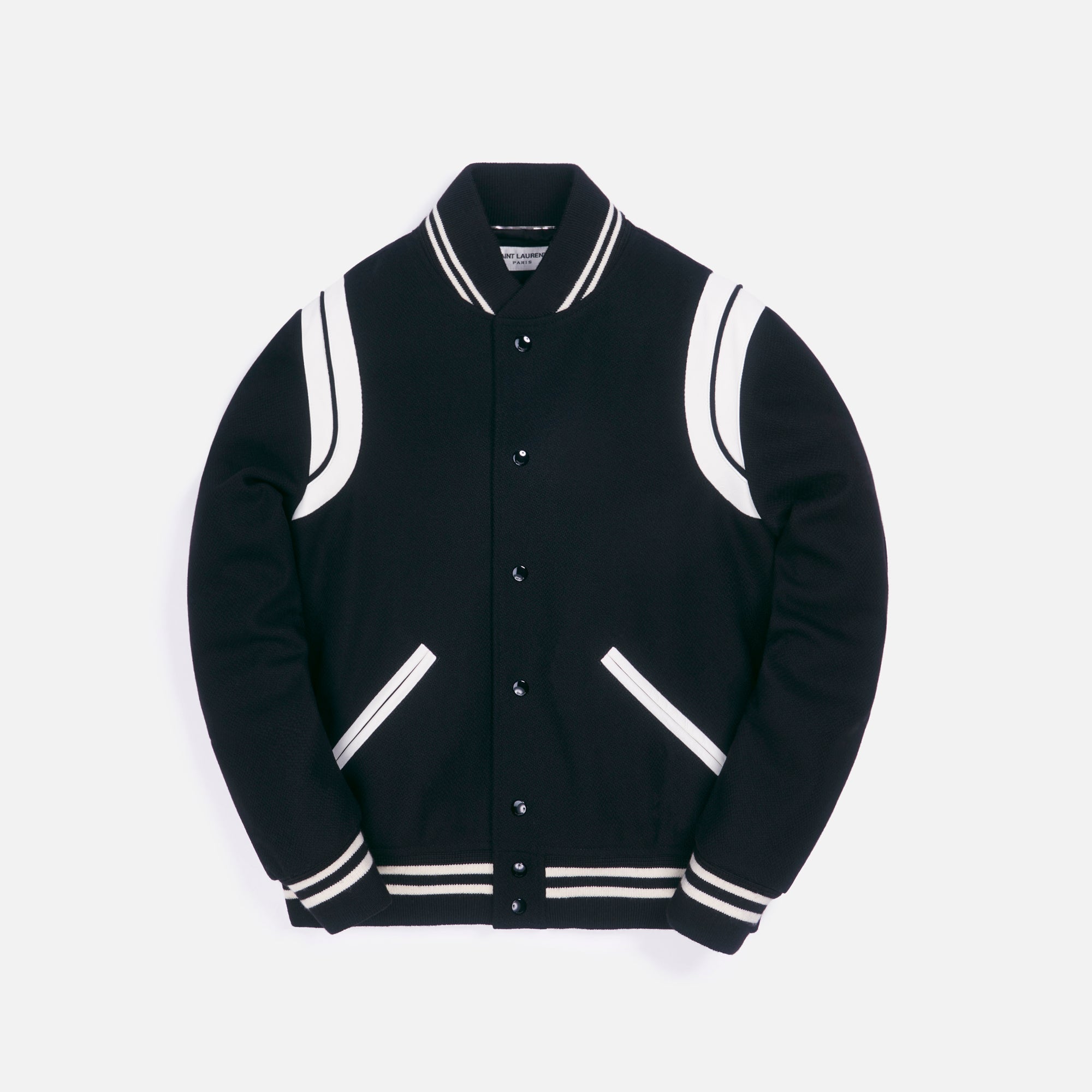 Teddy 2bandes Noir Black Saint laurent – Гарантія оригінальності – боковий вид
