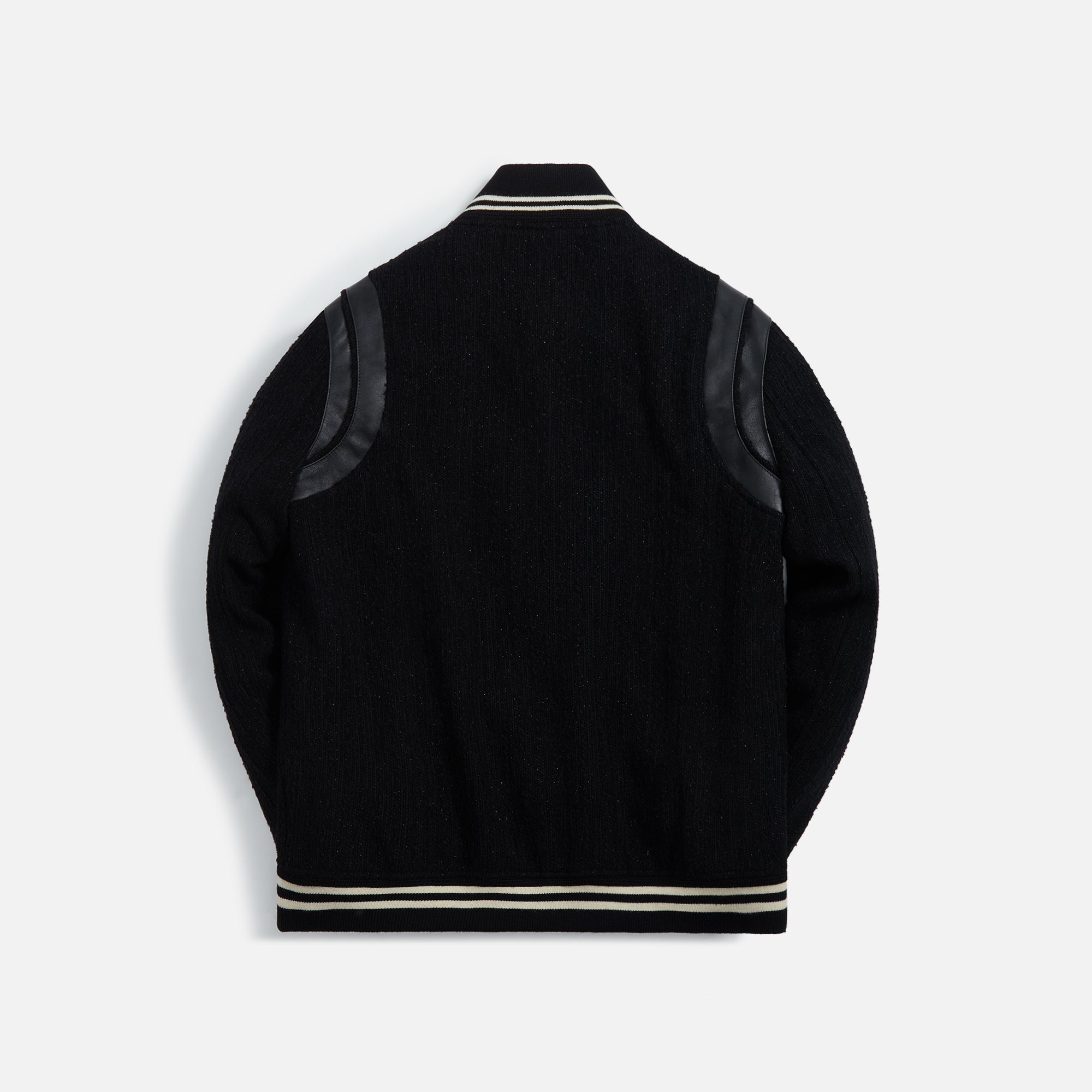 Teddy 2bandes Varsity Jacket Black Saint laurent оригінал – Купити в Україні – вид ззаду