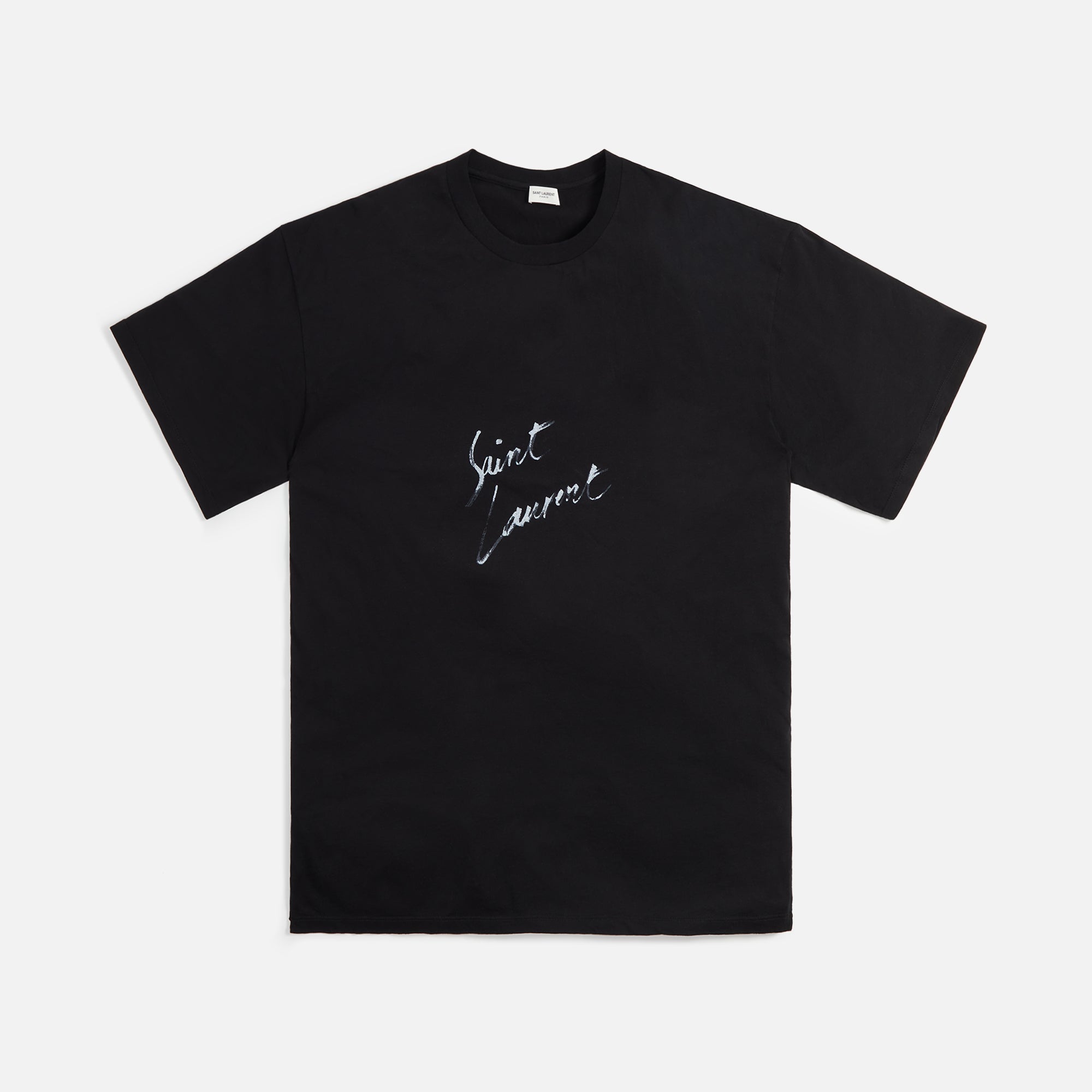 Оригінальна Tee Col Rond Noir Delave Saint laurent – боковий вид