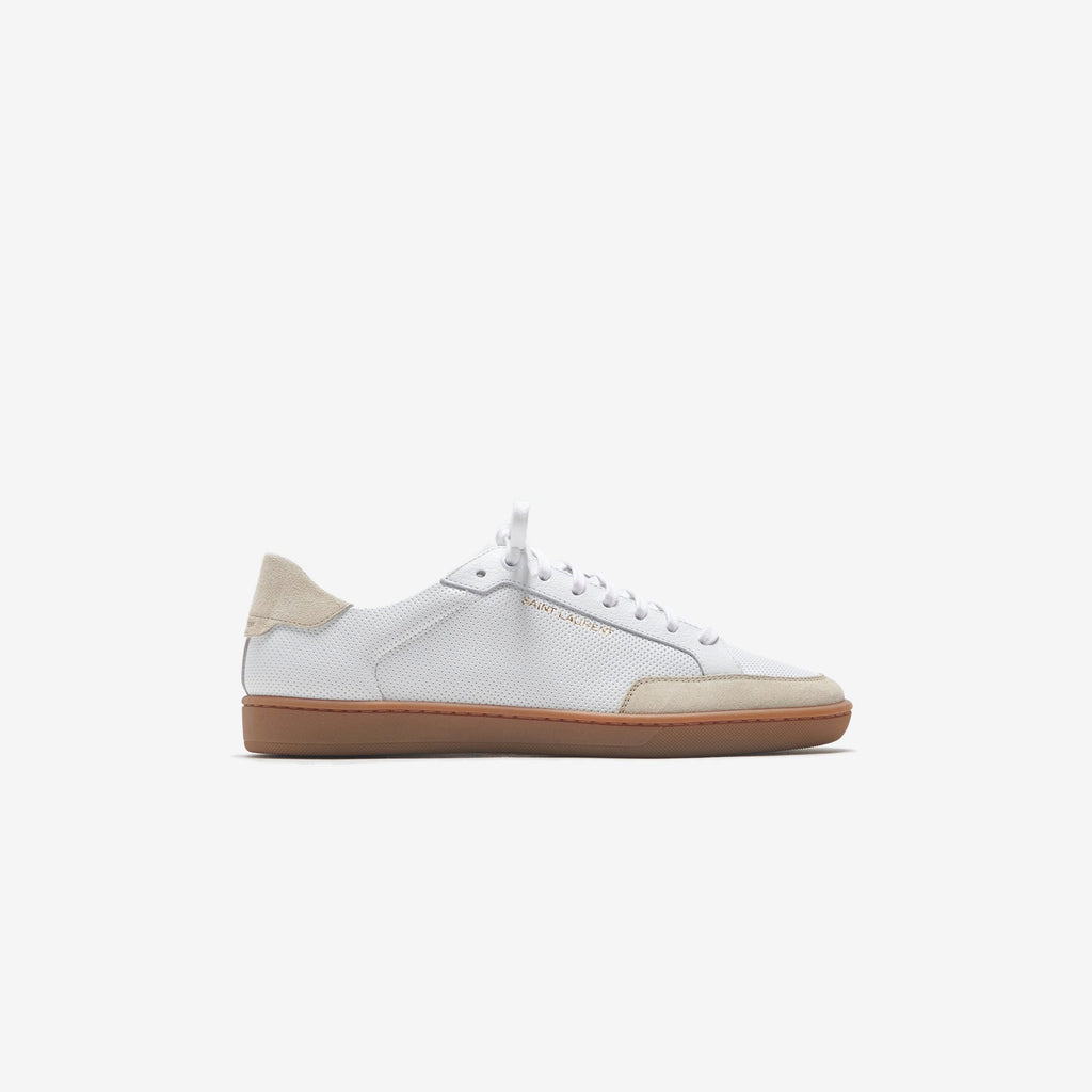 10 Low Top White Saint laurent – Гарантія оригінальності – боковий вид