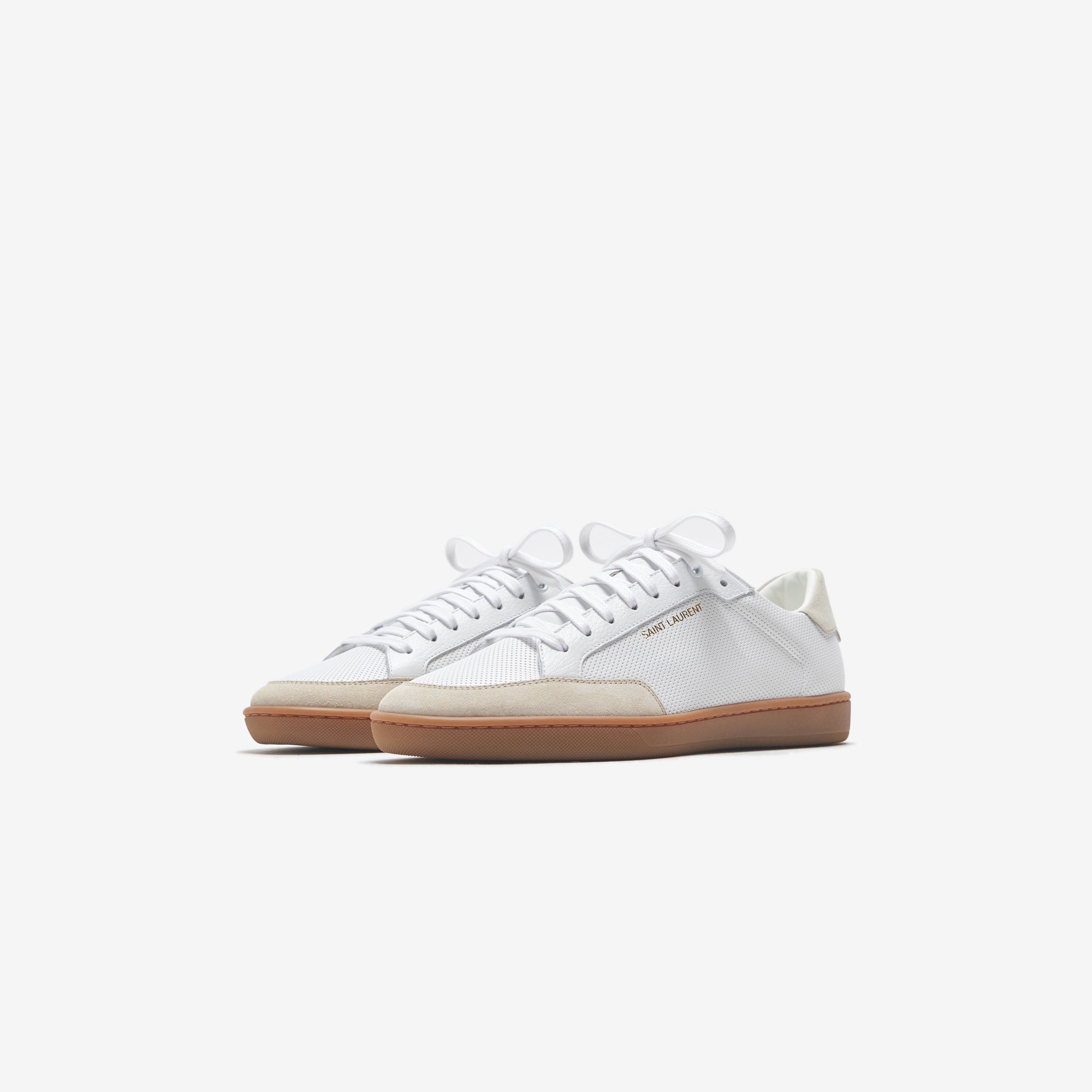 10 Low Top White Saint laurent – Гарантія оригінальності – вид ззаду