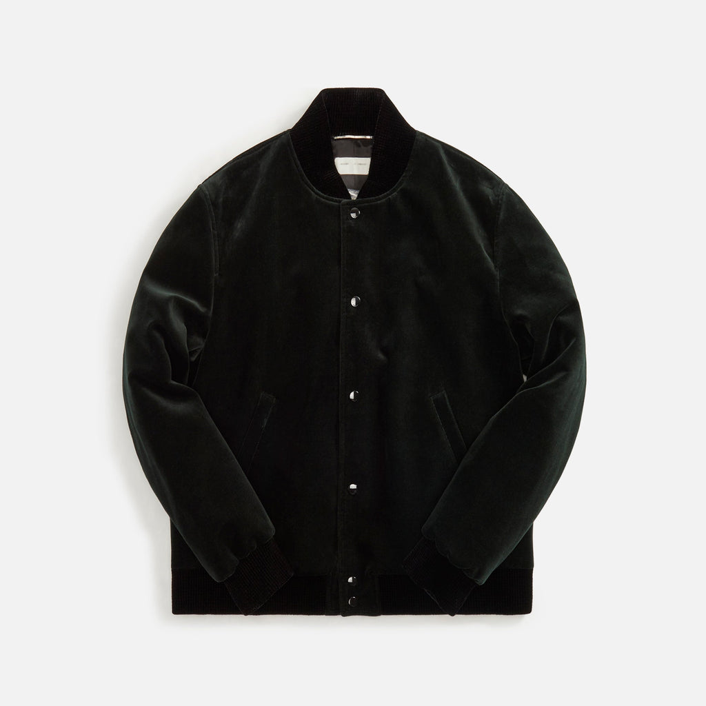Teddy Velvet Jacket Forest Green Saint laurent оригінал – Купити в Україні – боковий вид