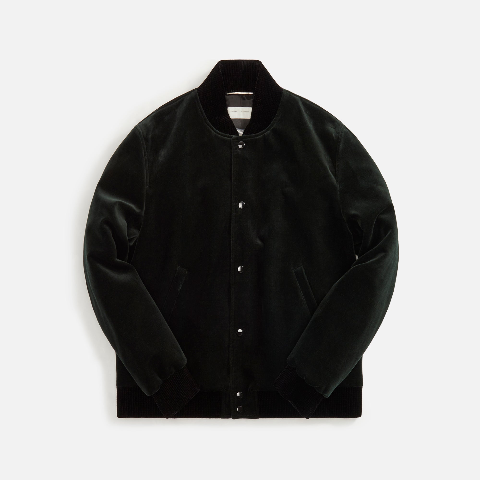 Teddy Velvet Jacket Forest Green Saint laurent оригінал – Купити в Україні – боковий вид