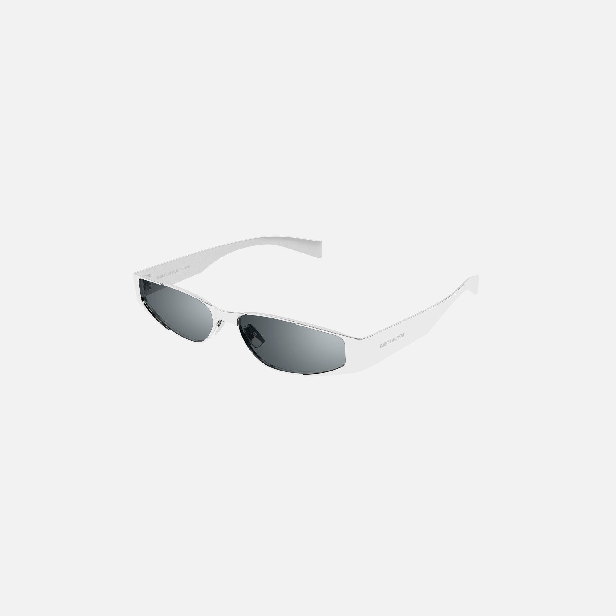 Оригінальна 739 Frame Grey Metal Saint laurent – вид ззаду