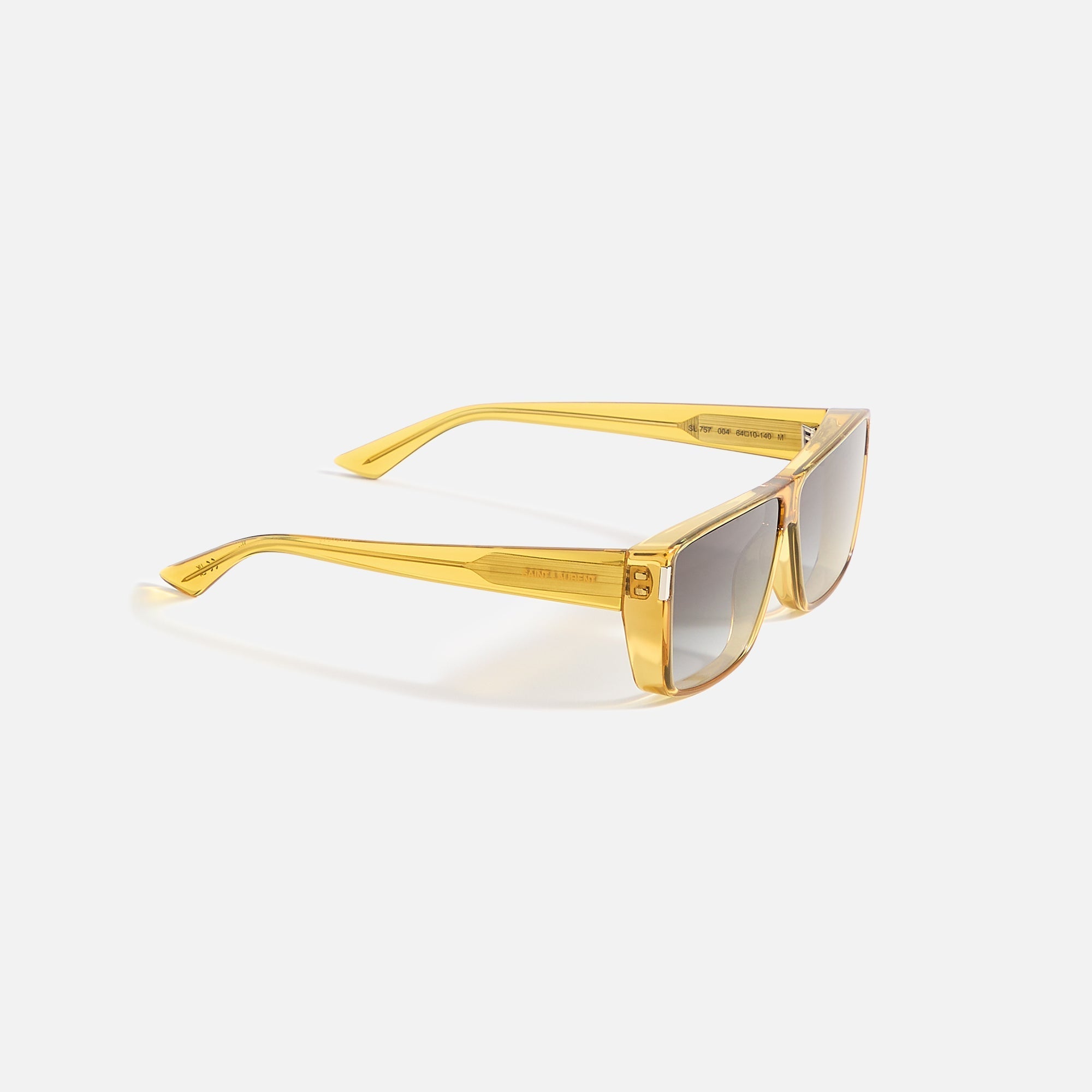 Rectangular Frames Yellow Saint laurent – Гарантія оригінальності – вид ззаду