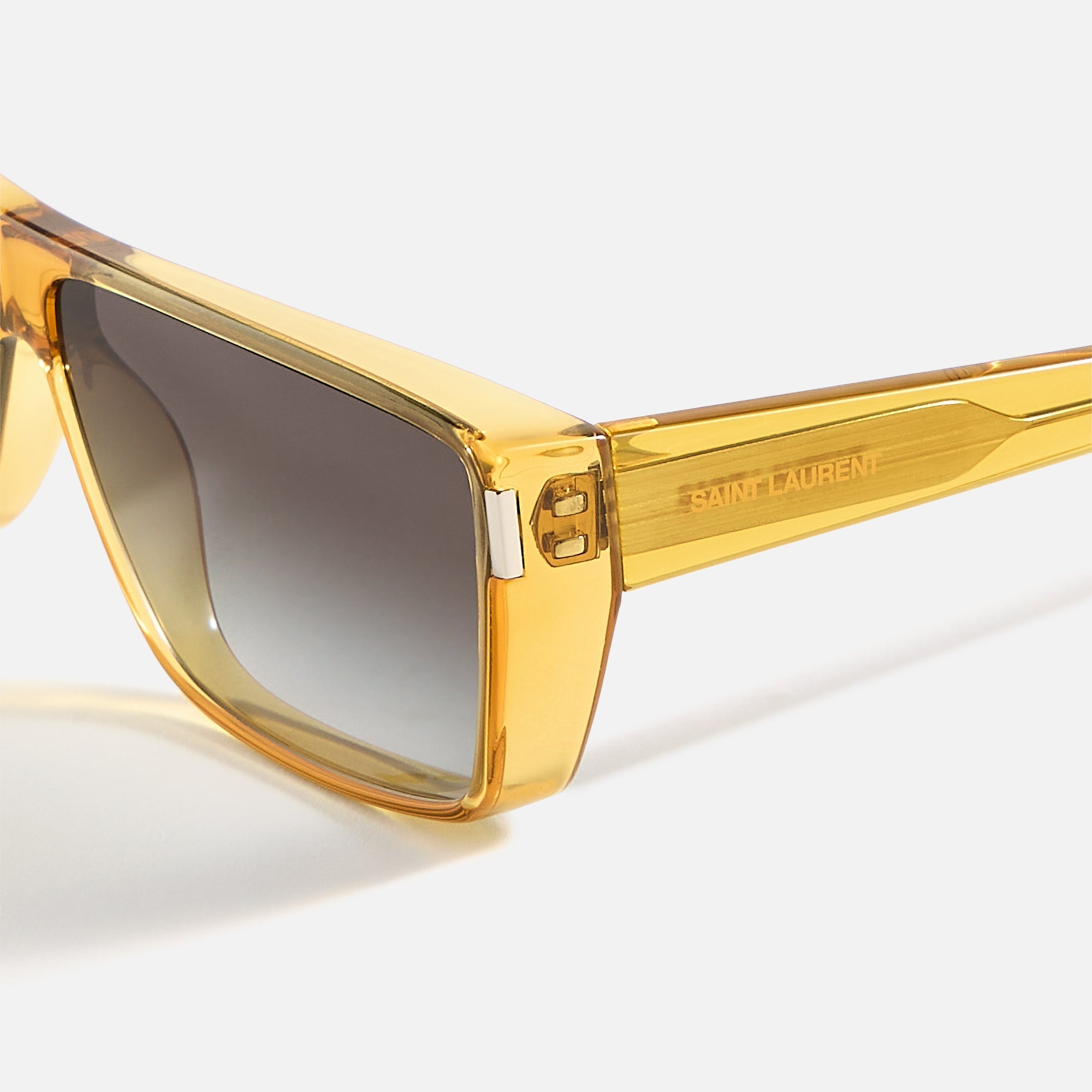 Rectangular Frames Yellow Saint laurent – Гарантія оригінальності – детальний вид