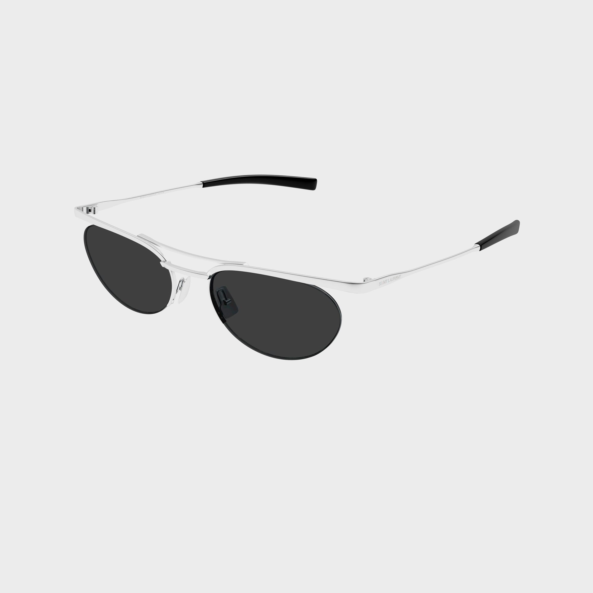 Оригінальна Unisex 682 Sunglasses Silver Saint laurent – вид ззаду