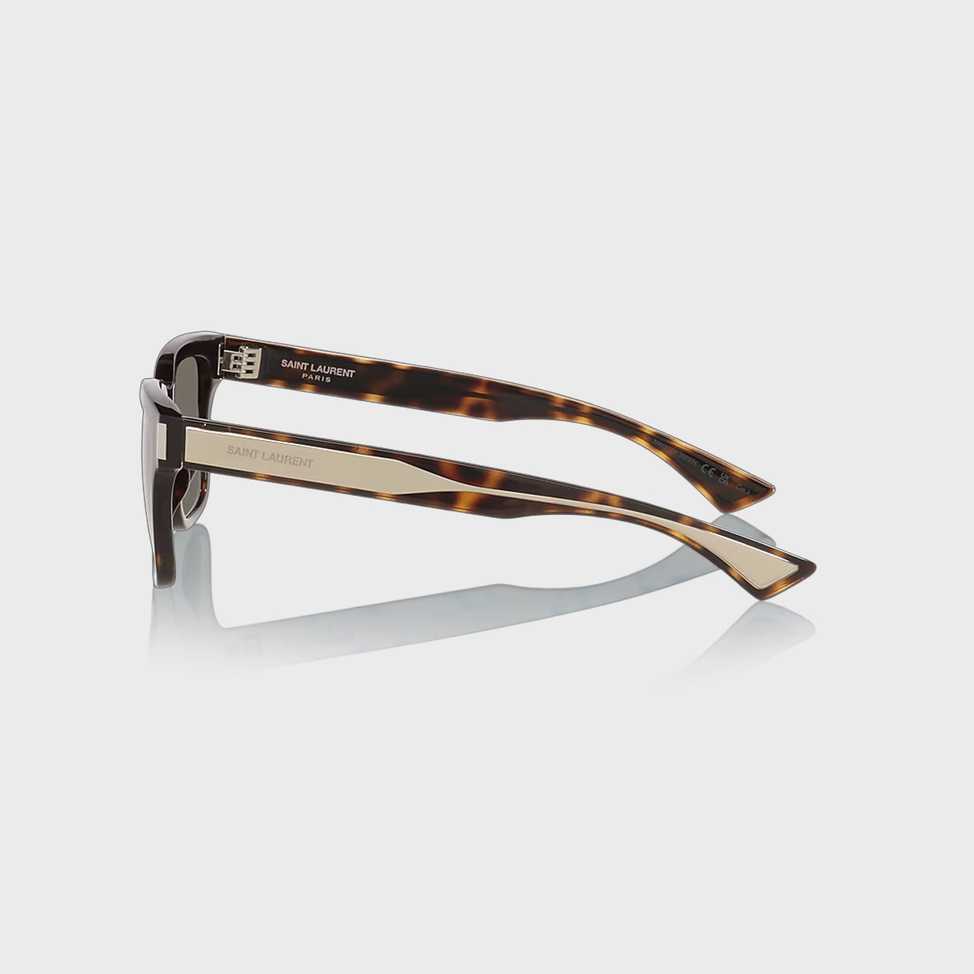 Оригінальна Man Recycled Acetate Sunglasses Havana Saint laurent – детальний вид