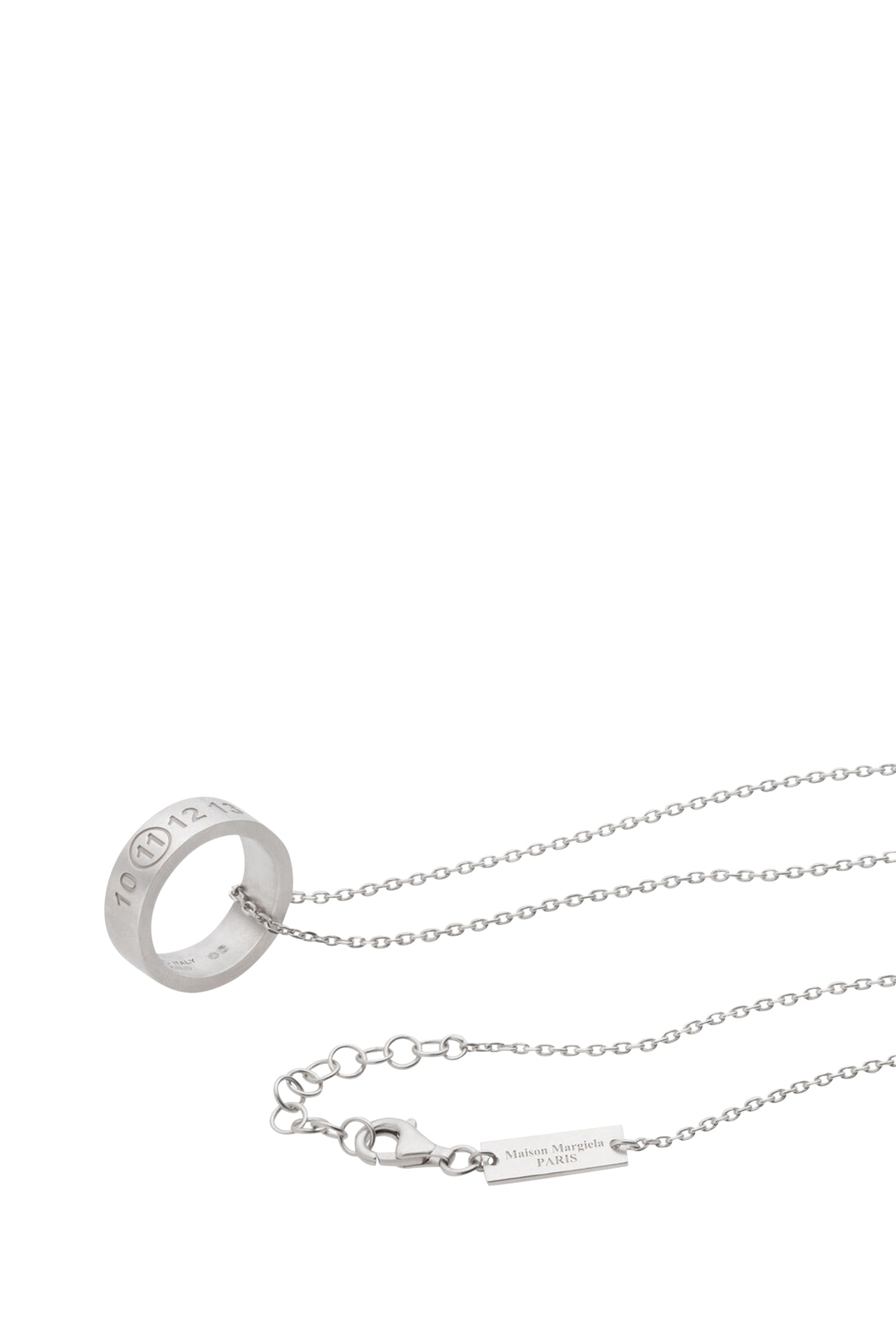 Number Necklace Maison margiela оригінал – Купити в Україні – вид ззаду