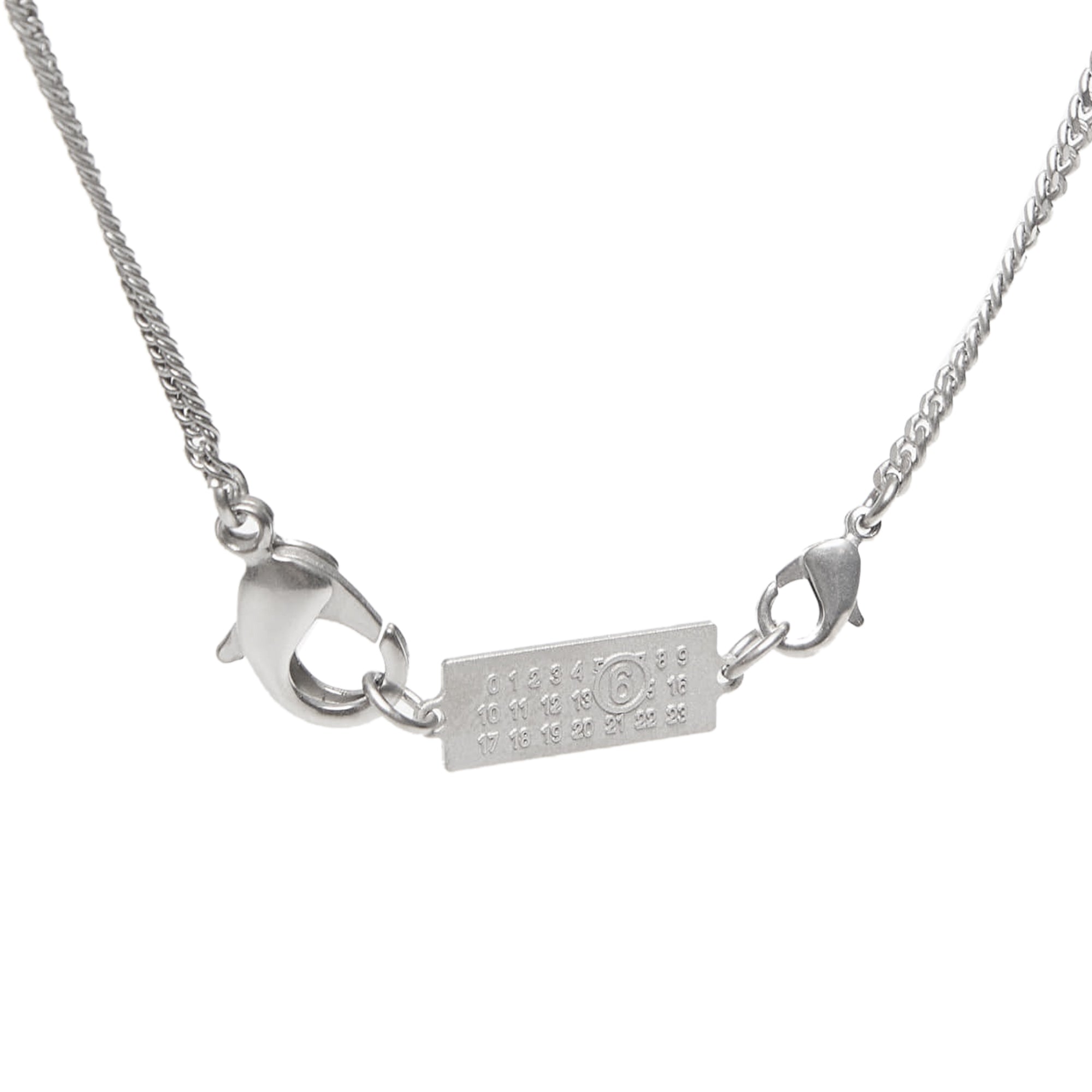 MM6 Maison Margiela Necklace MAISON MARGIELA – Гарантія оригінальності – вид ззаду