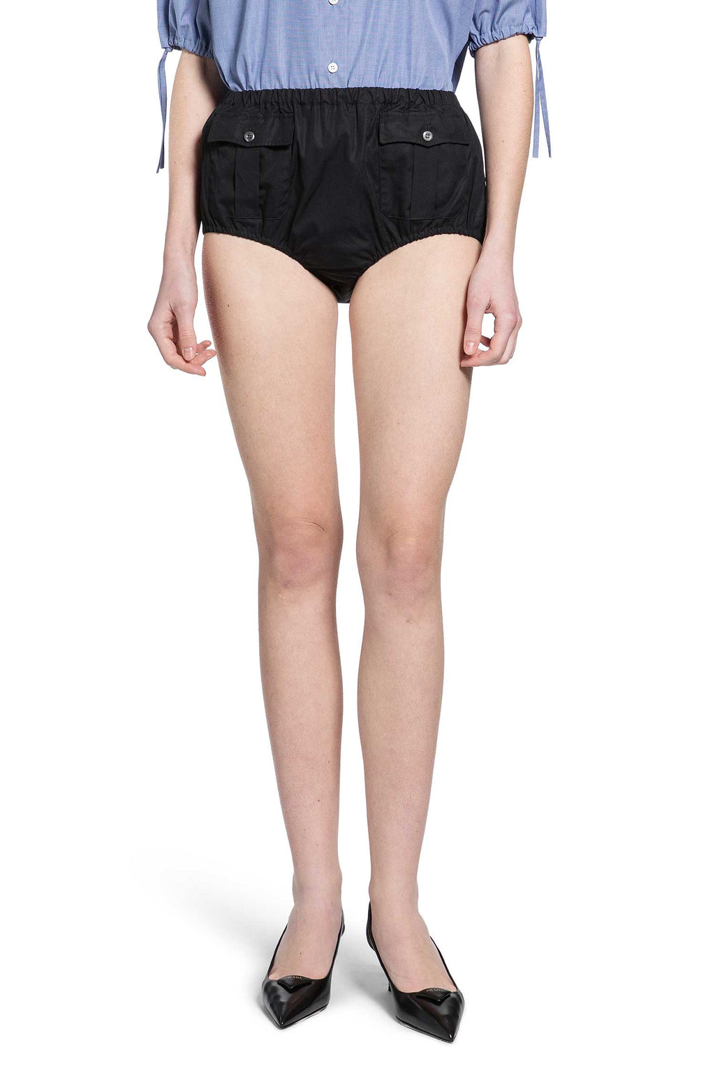 Poplin Shorts Prada оригінал – Купити в Україні – боковий вид