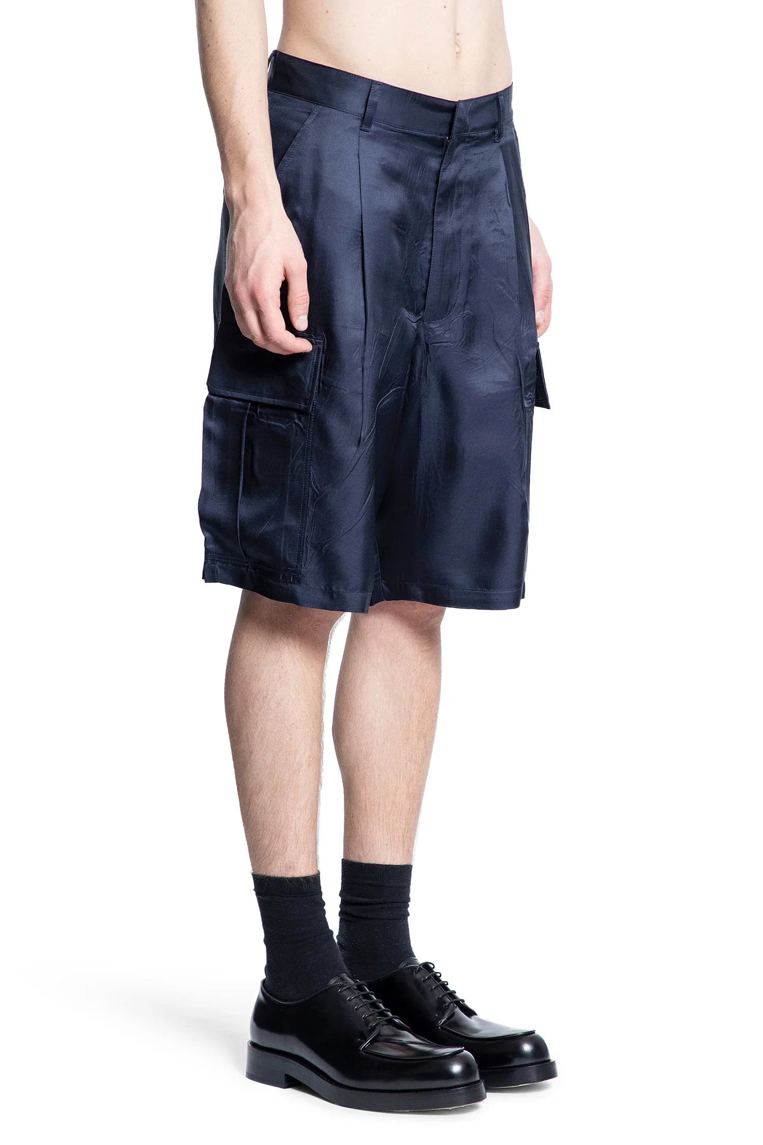 Washed Silk Cargo Shorts Prada оригінал – Купити в Україні – детальний вид