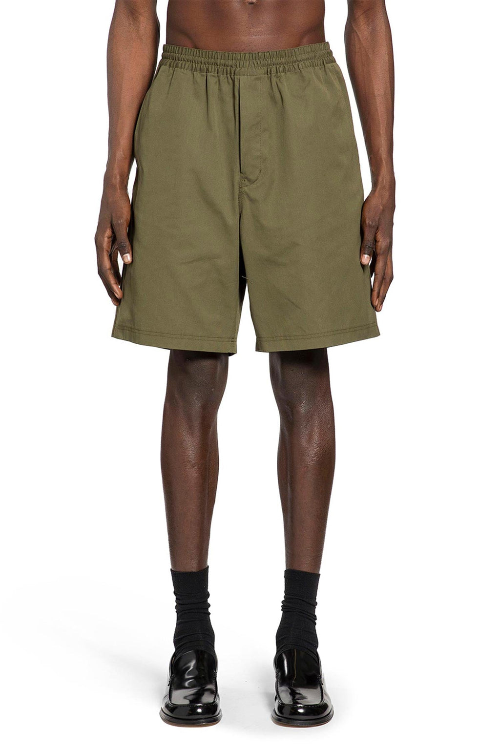 Cotton Poplin Shorts Prada – Гарантія оригінальності – вид ззаду