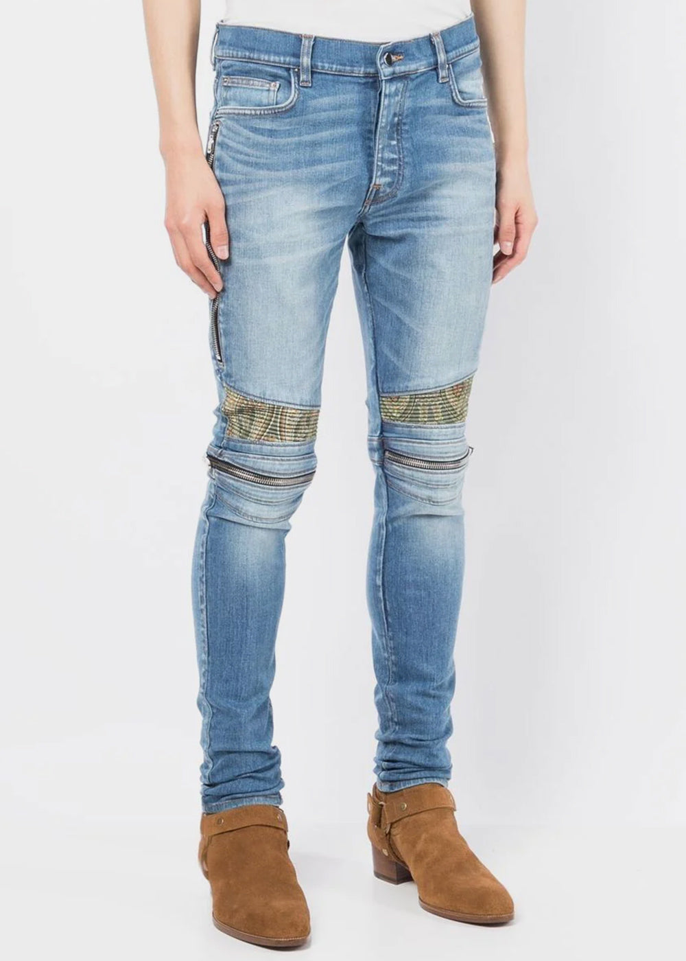 70s Indigo Paisley Mx2 Jeans Amiri оригінал – Купити в Україні – вид ззаду