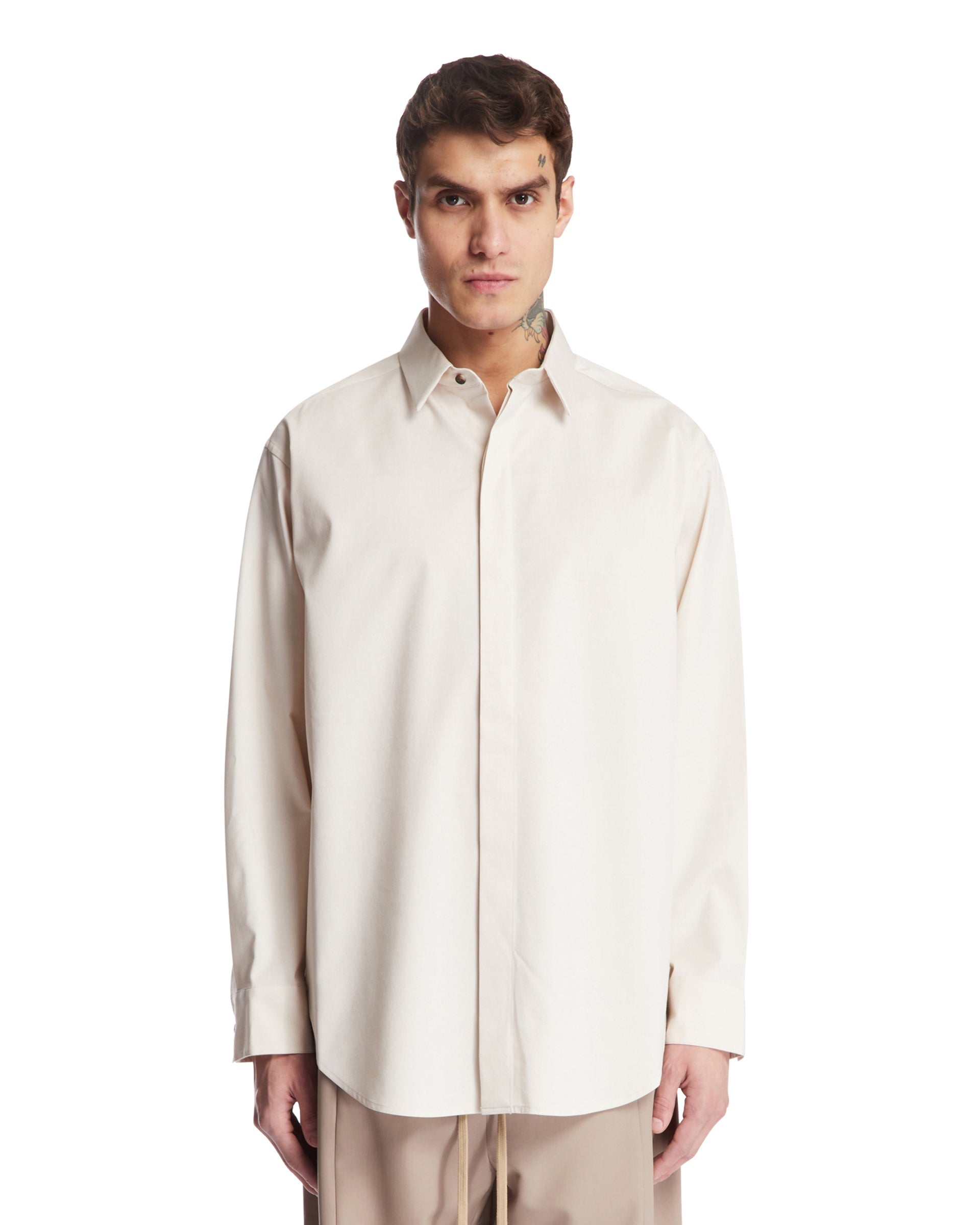 Оригінальна Beige Long Sleeve Shirt Fear of god – боковий вид - FEAR OF GOD