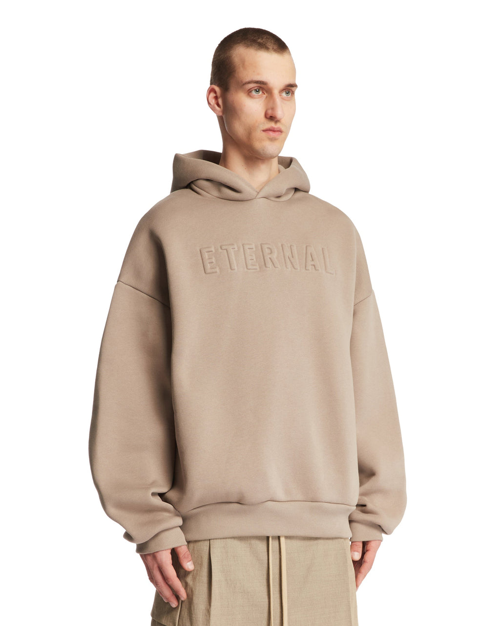 Beige Eternal Hoodie Fear of god – Гарантія оригінальності – вид ззаду
