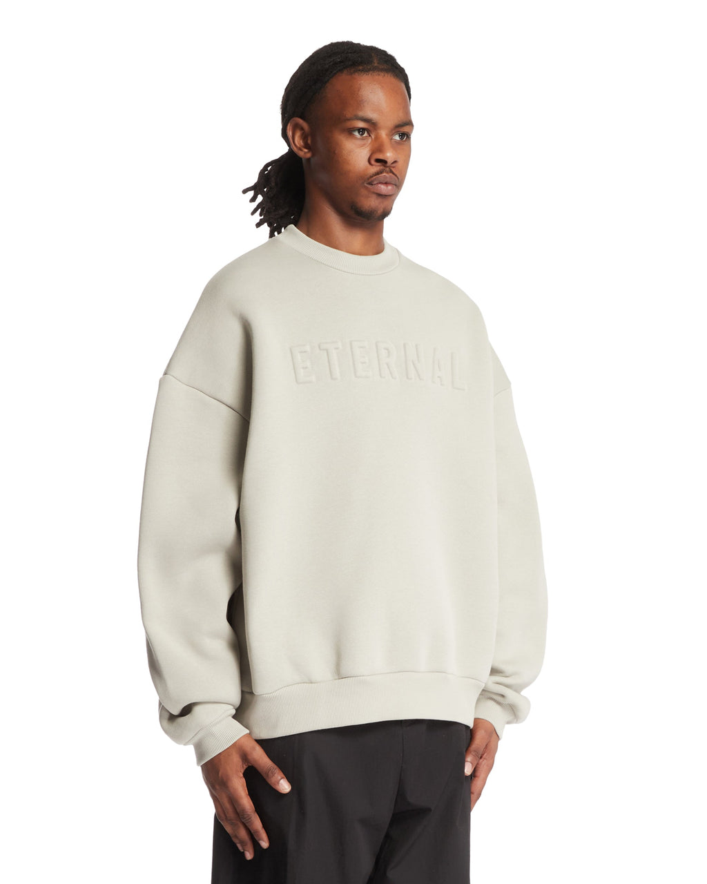 Оригінальна Gray Cotton Sweatshirt Fear of god – вид ззаду