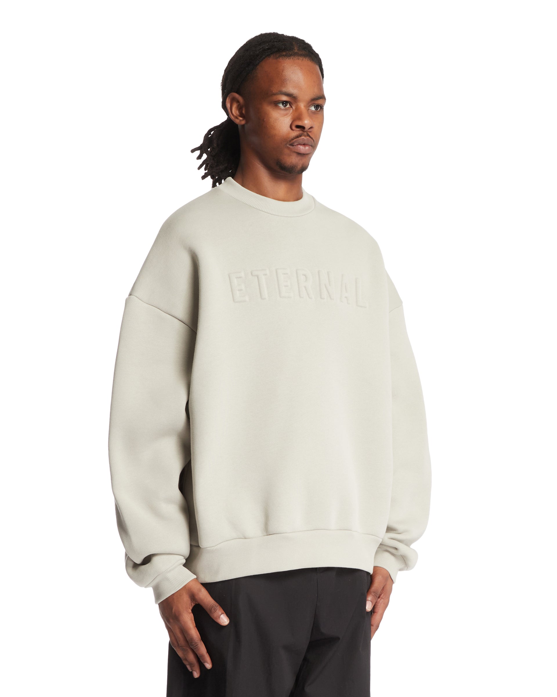 Оригінальна Gray Cotton Sweatshirt Fear of god – вид ззаду - FEAR OF GOD