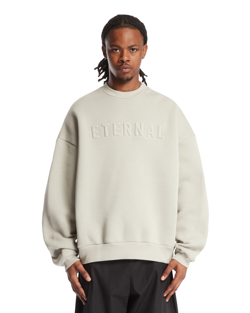 Оригінальна Gray Cotton Sweatshirt Fear of god – боковий вид