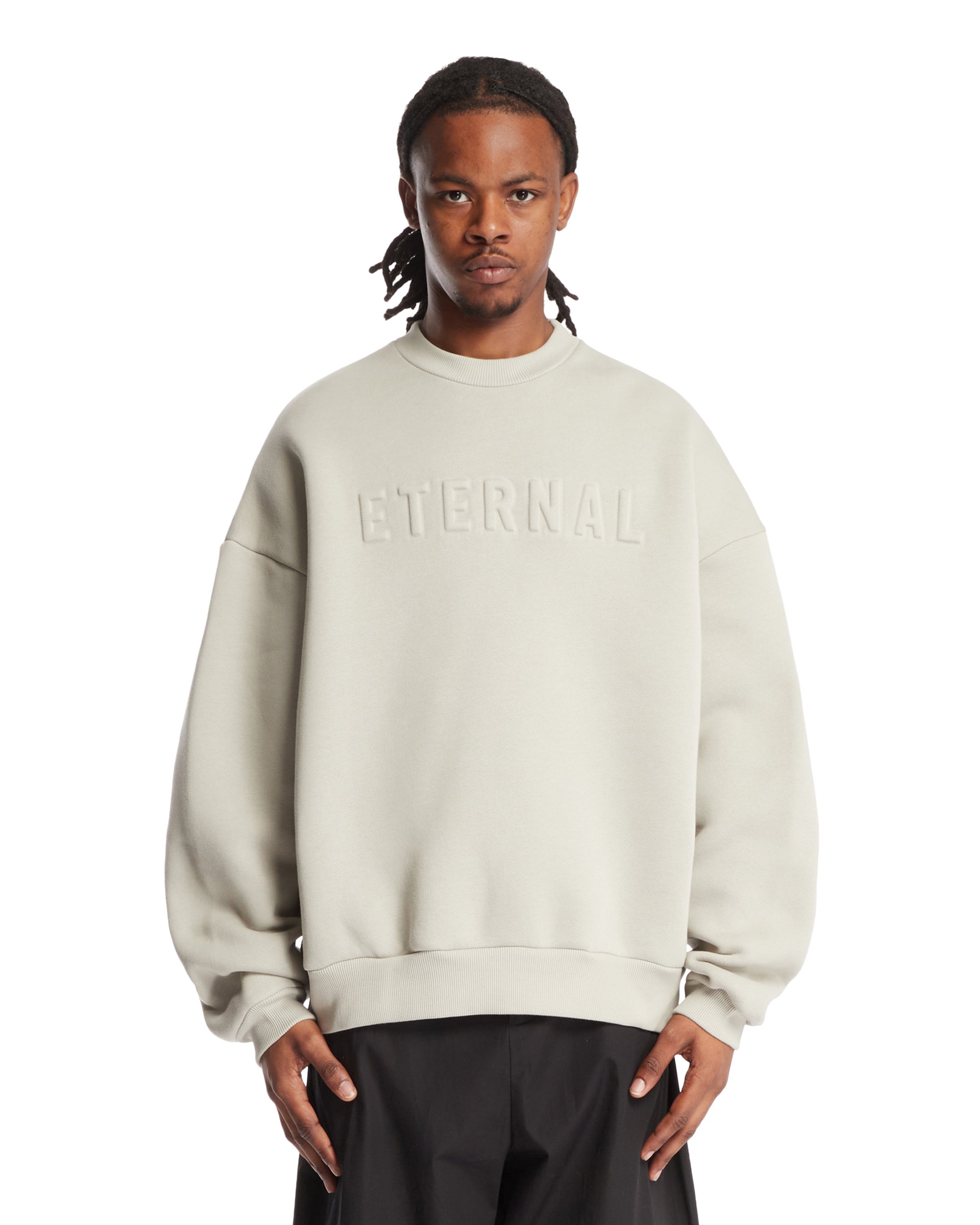 Оригінальна Gray Cotton Sweatshirt Fear of god – боковий вид - FEAR OF GOD