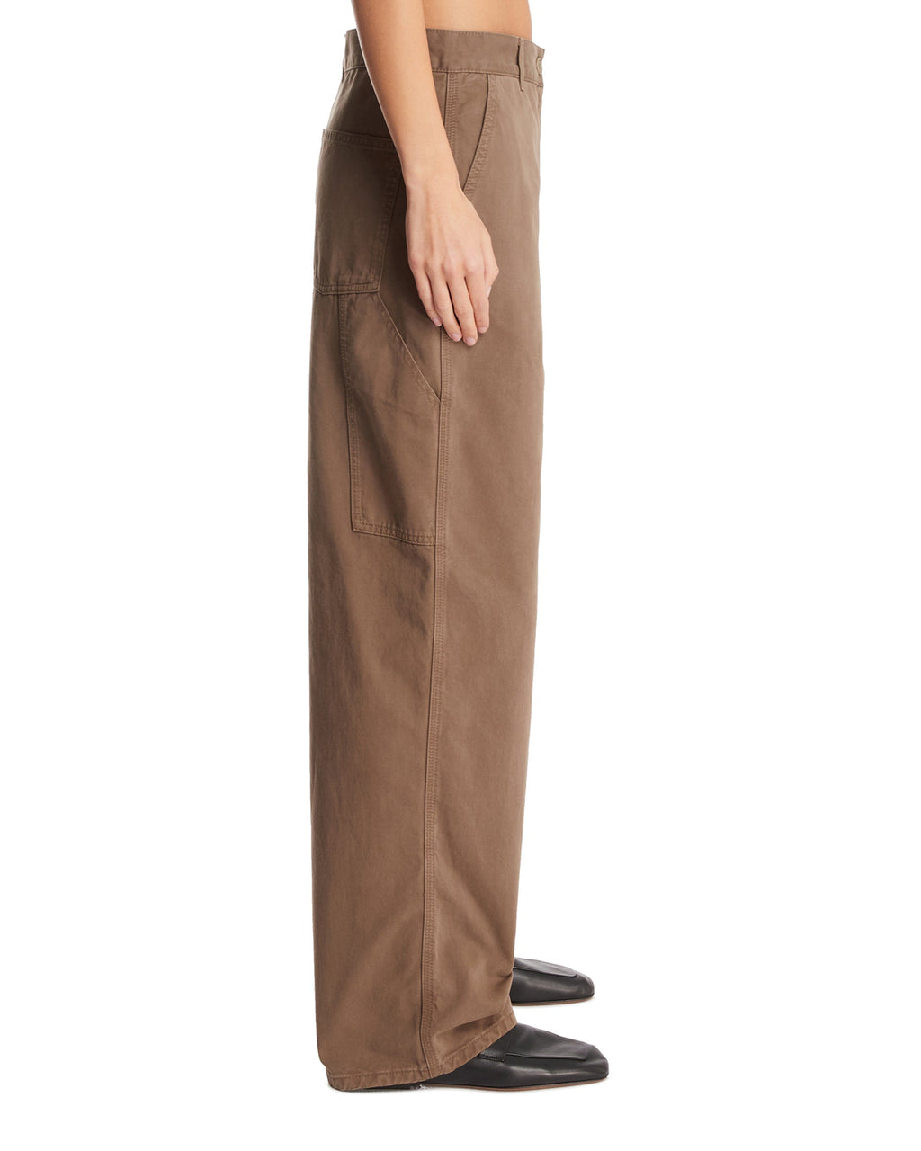 Beige Sharka Cotton Pants The row – Гарантія оригінальності – збільшений вид