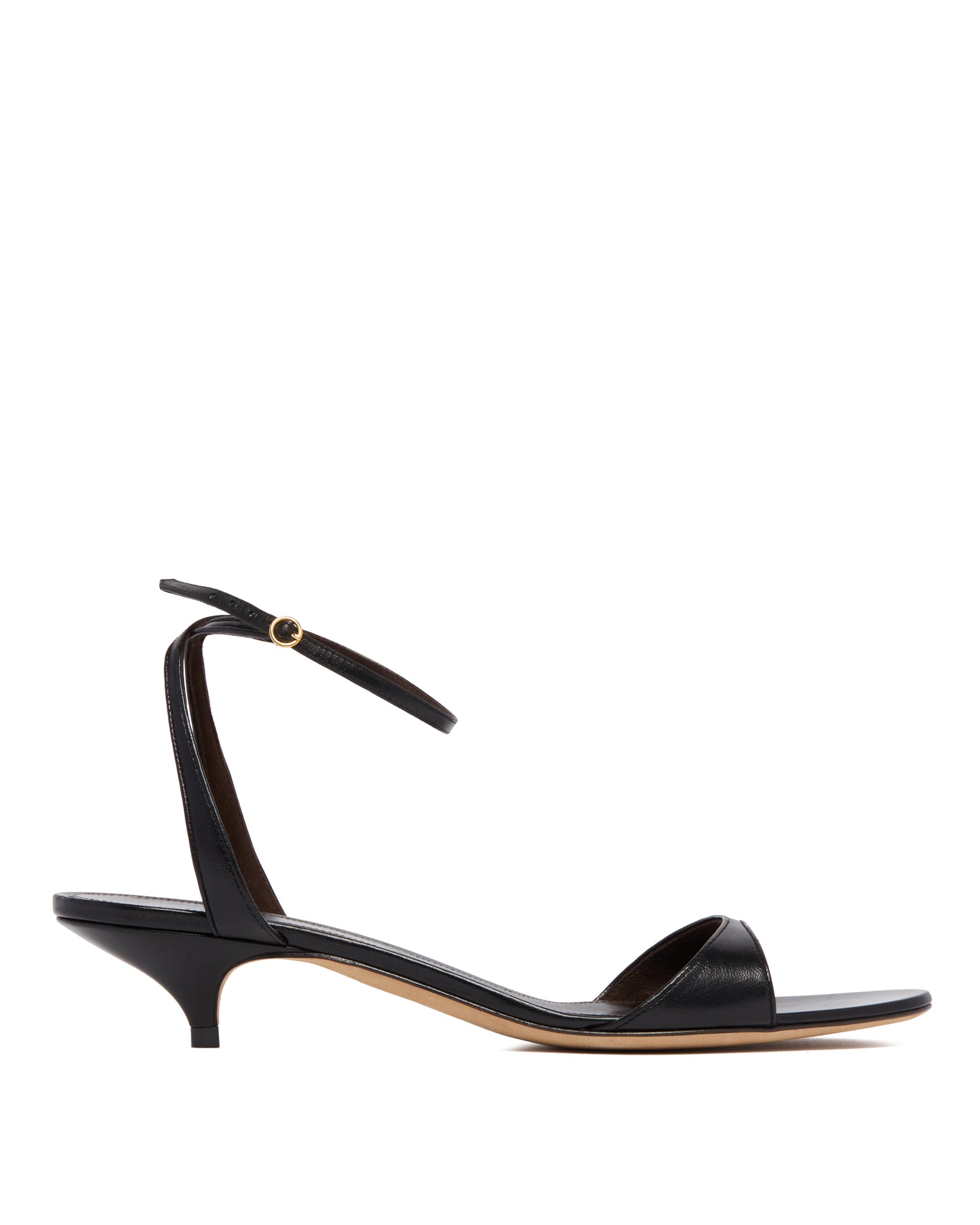 Оригінальна Black Vika Sandals The row – боковий вид