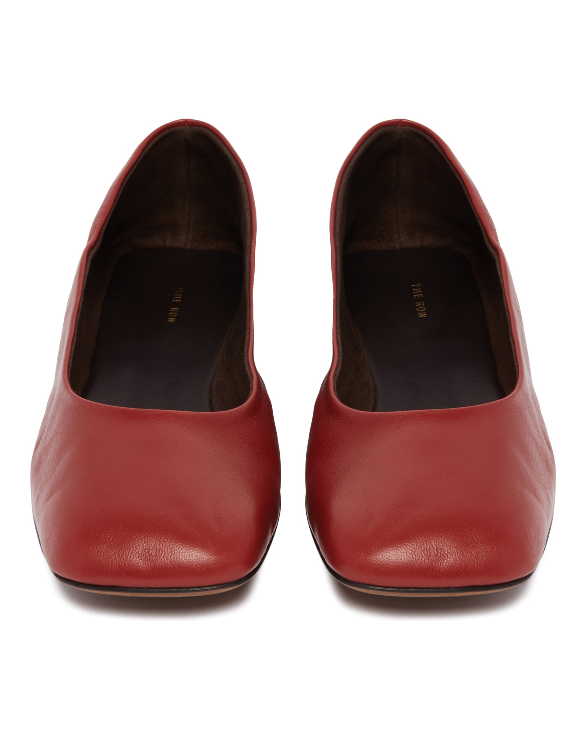 Red Low Square-Toe Flats The row – Гарантія оригінальності – збільшений вид