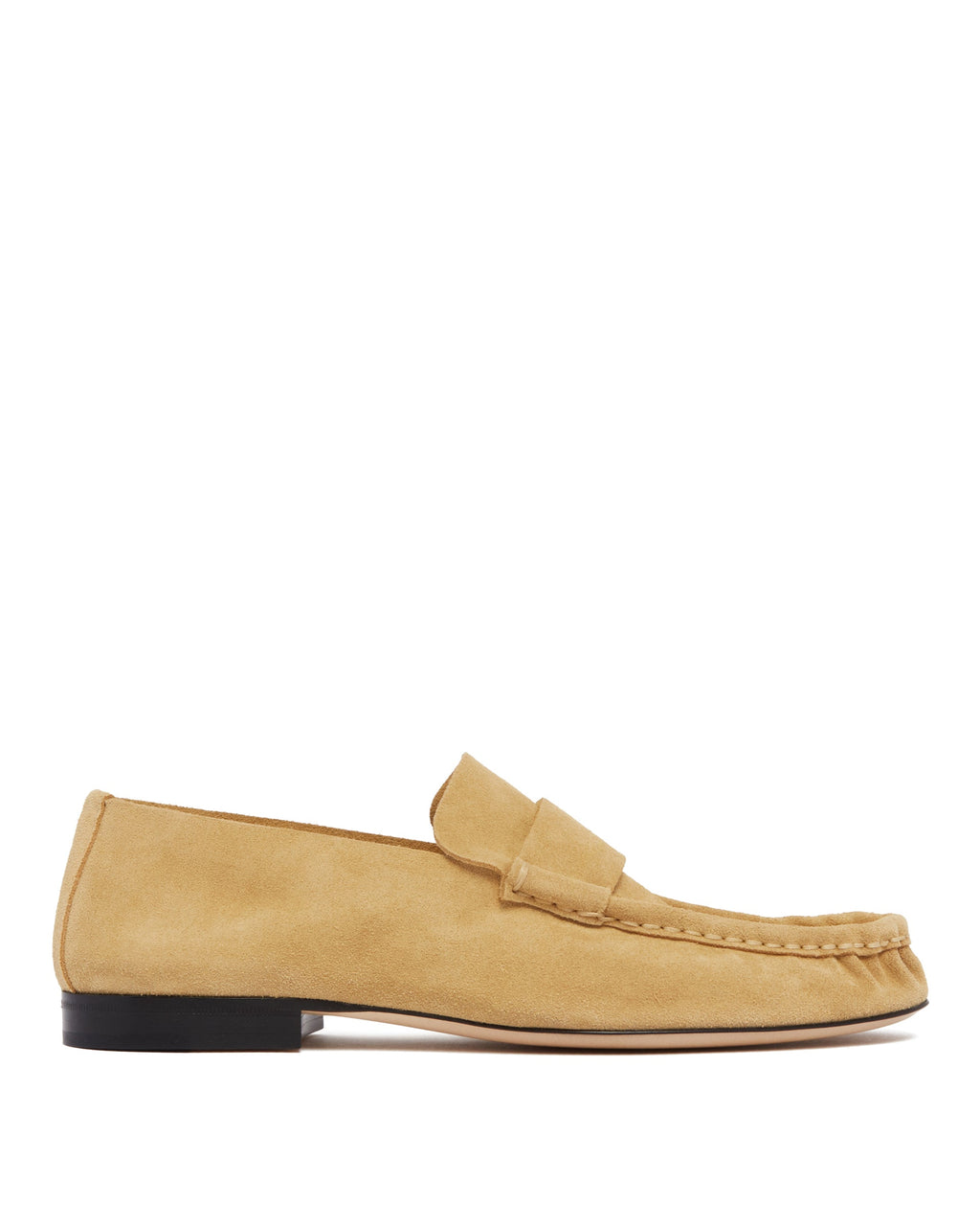 Beige Suede Soft Moccasins The row оригінал – Купити в Україні – боковий вид